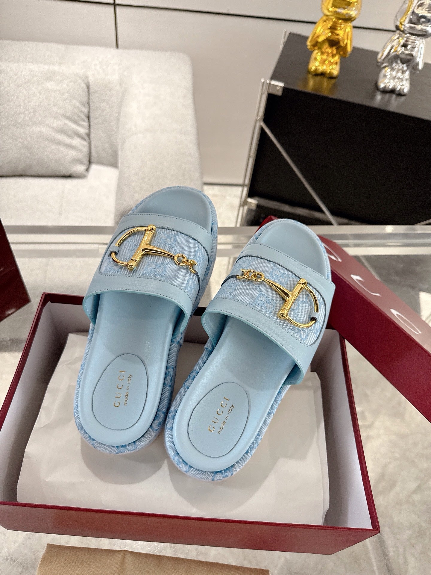 Gucc 25fw thick slippers