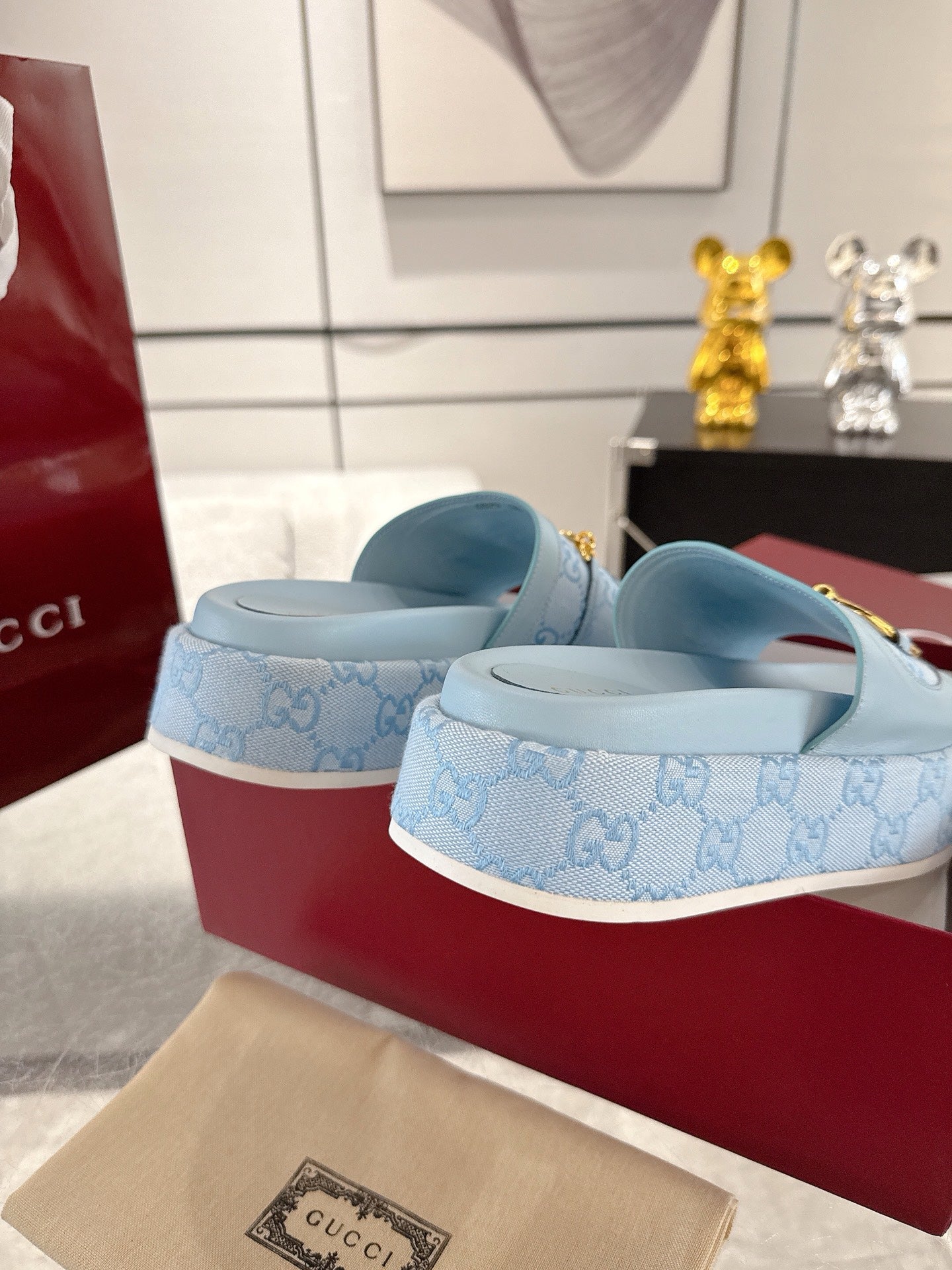 Gucc 25fw thick slippers