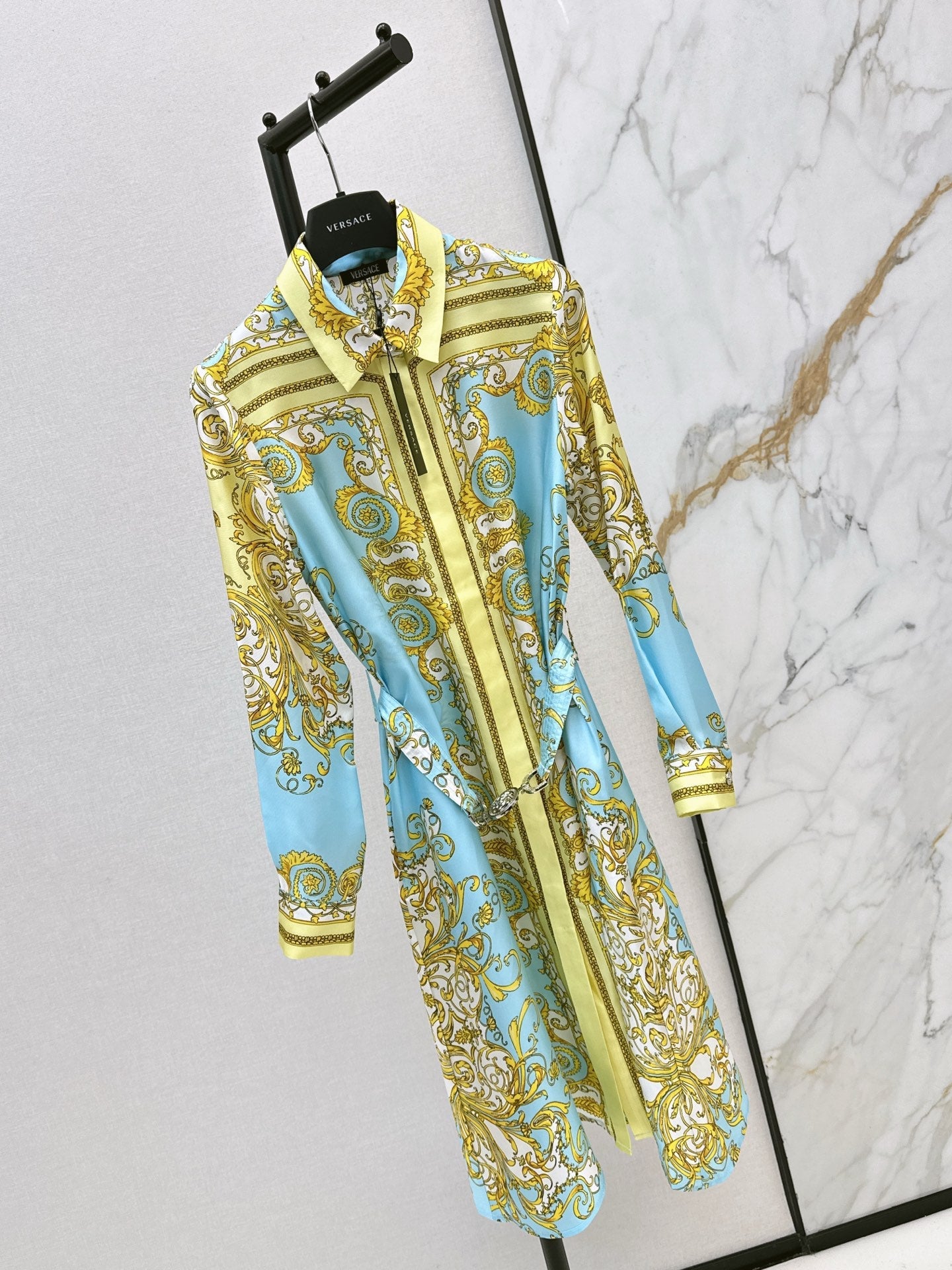 Vers NEW Printed silk dress