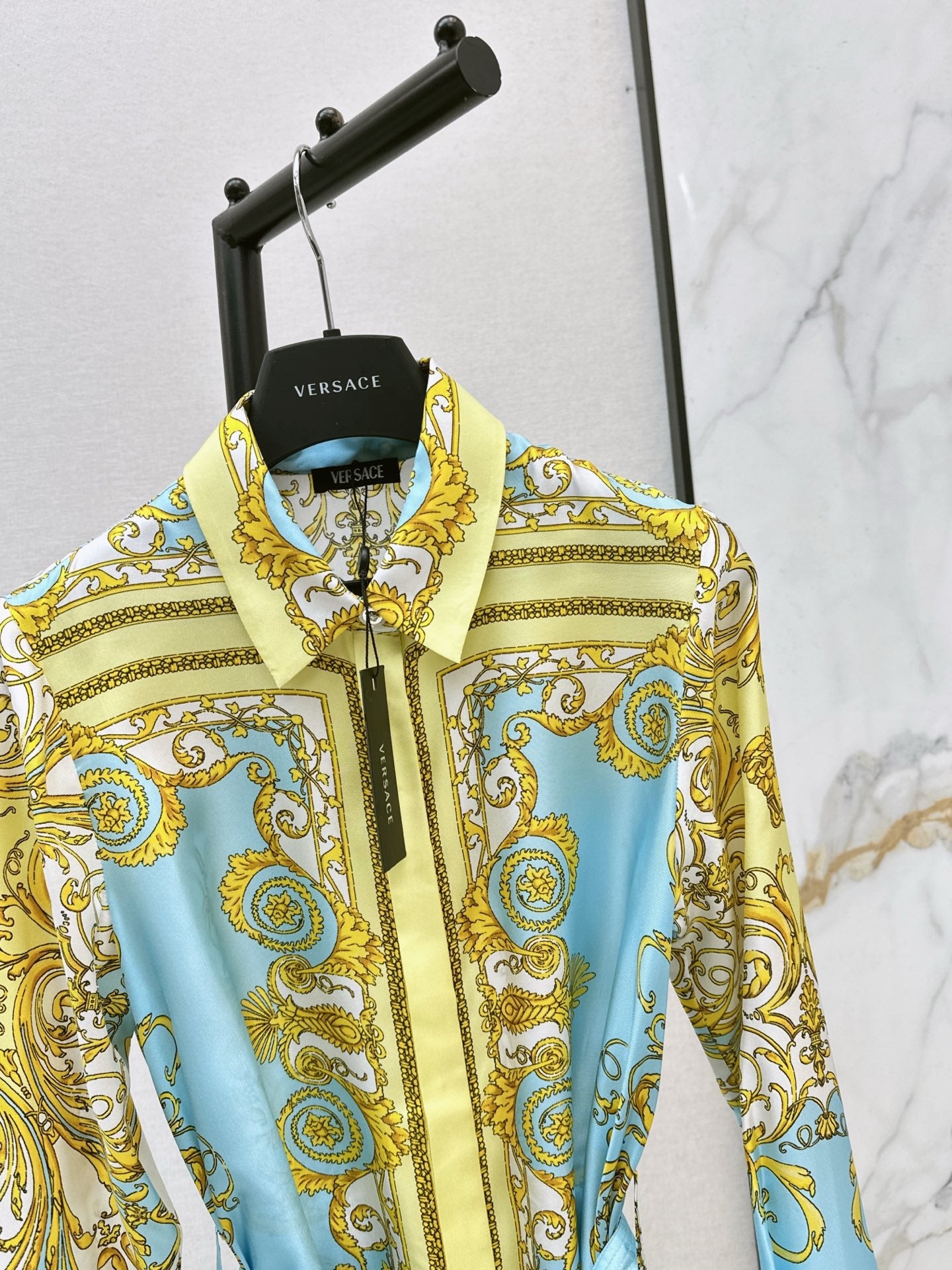 Vers NEW Printed silk dress