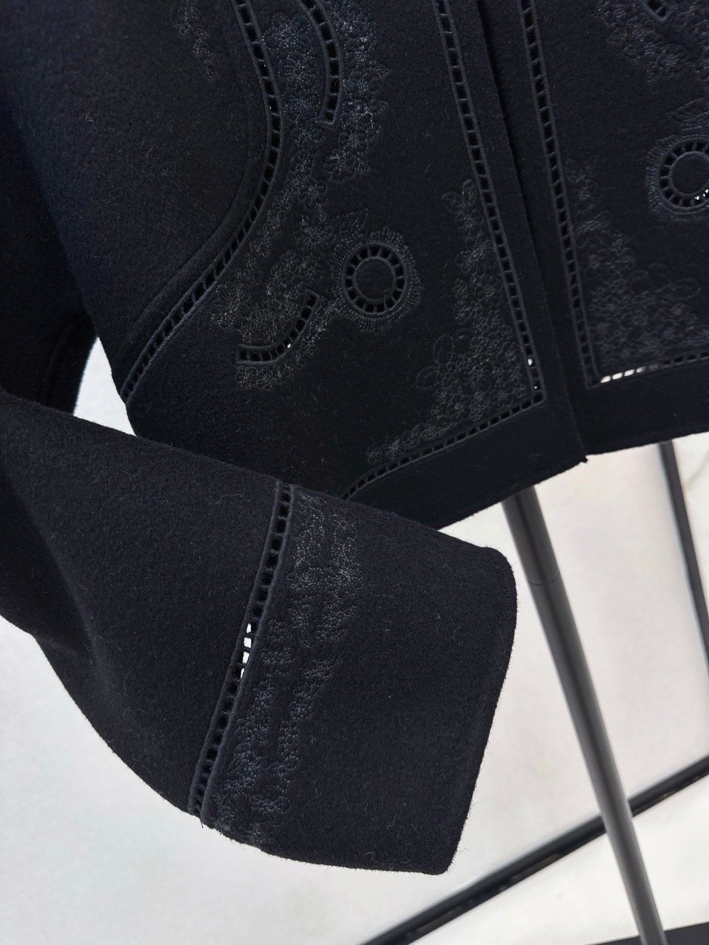 Herm NEW Embroidered cashmere jacket