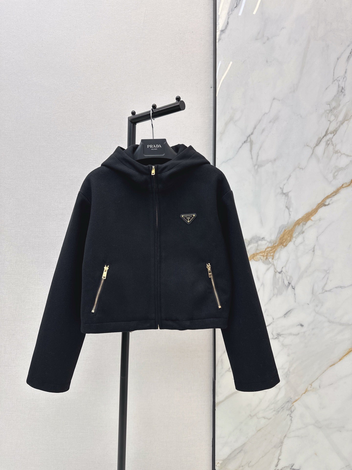 Pra NEW wool hooded jacket