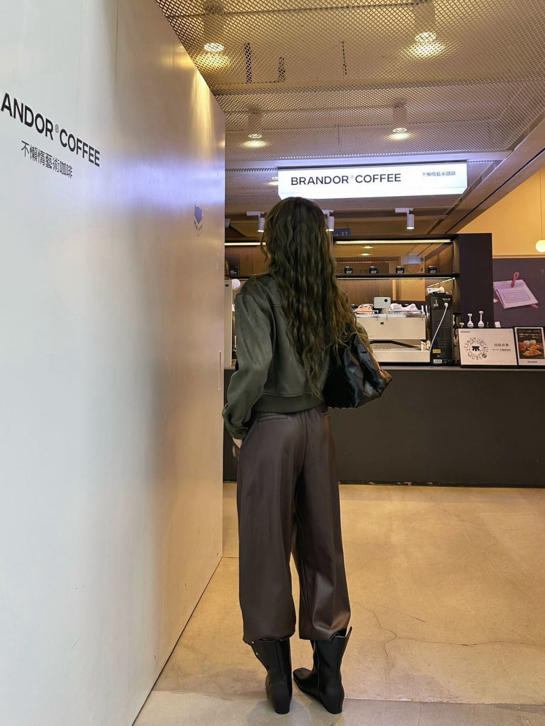 Bott NEW woven collar jacket