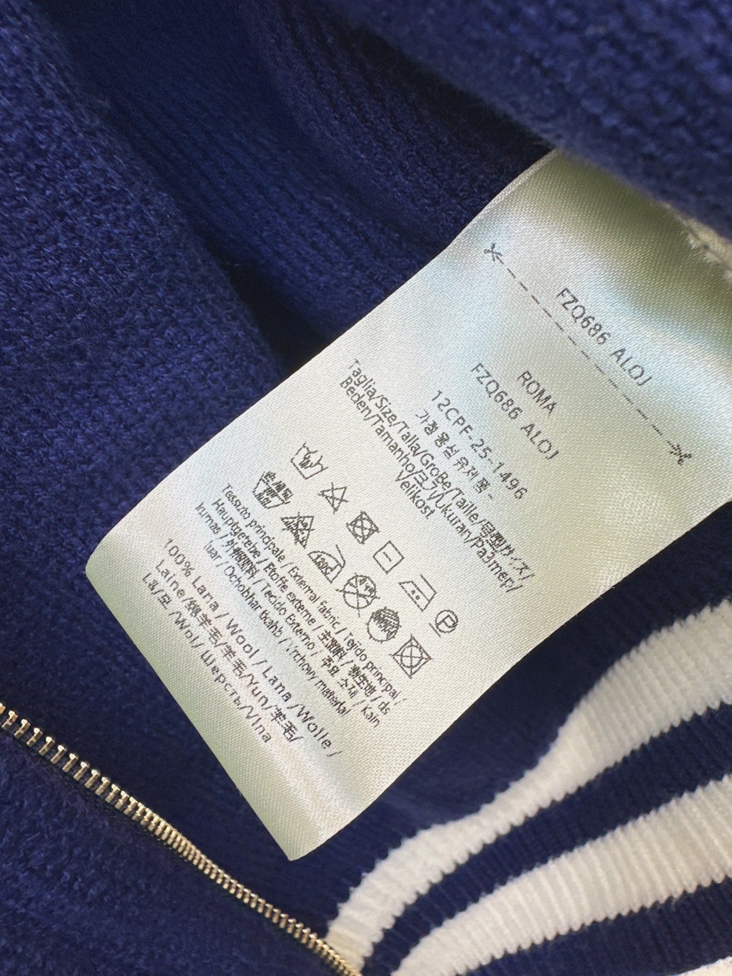 Fend NEW wool cardigan sweater