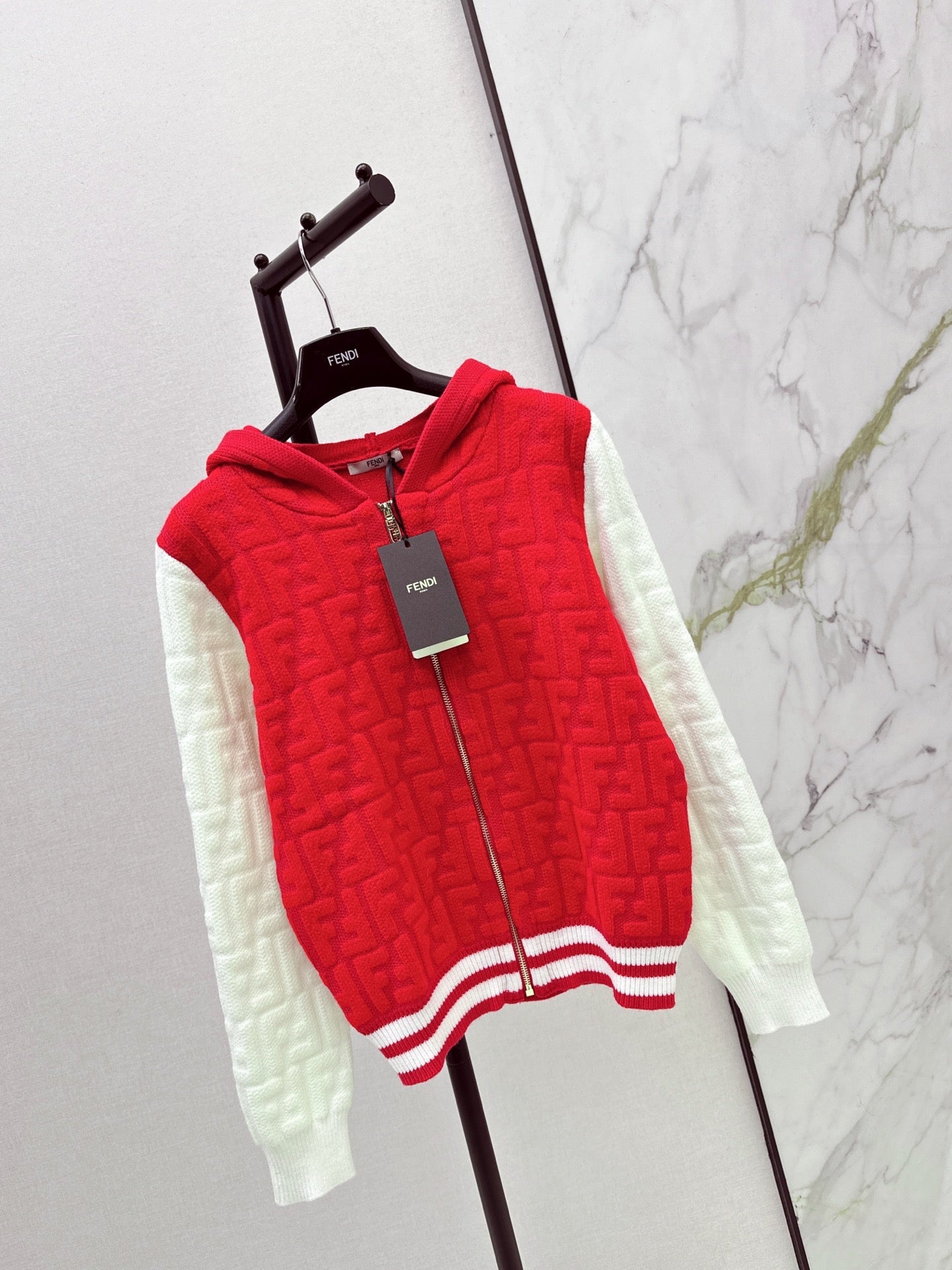 Fend NEW wool cardigan sweater