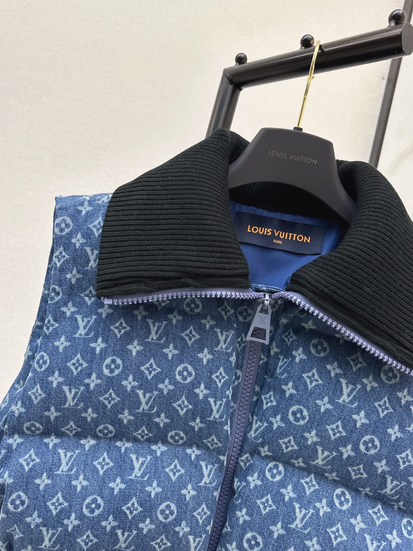 Louis NEW Denim vest down jacket