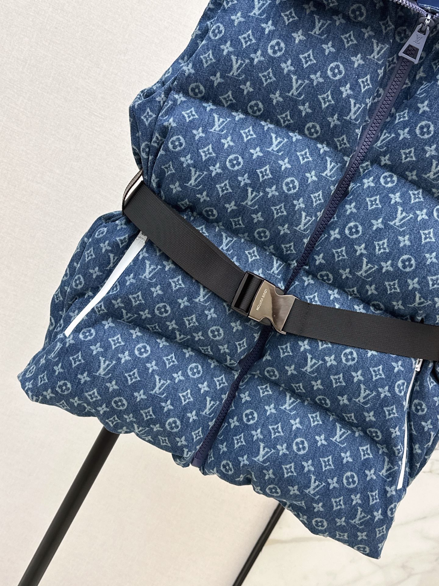 Louis NEW Denim vest down jacket