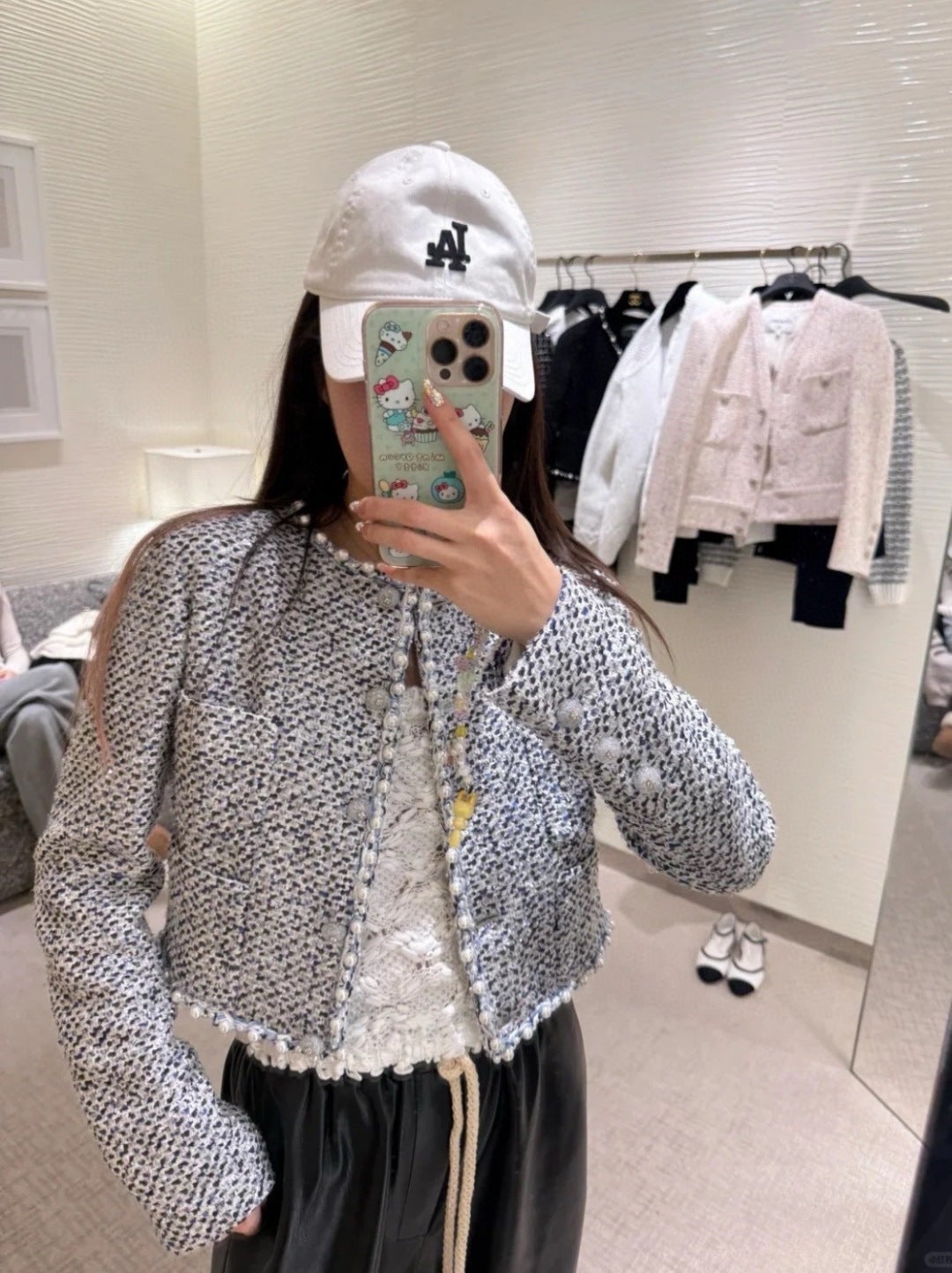 Chan New Beaded Silver Set