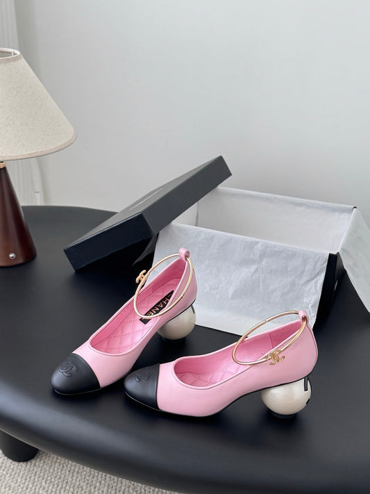 Chan 25fw chunky heels