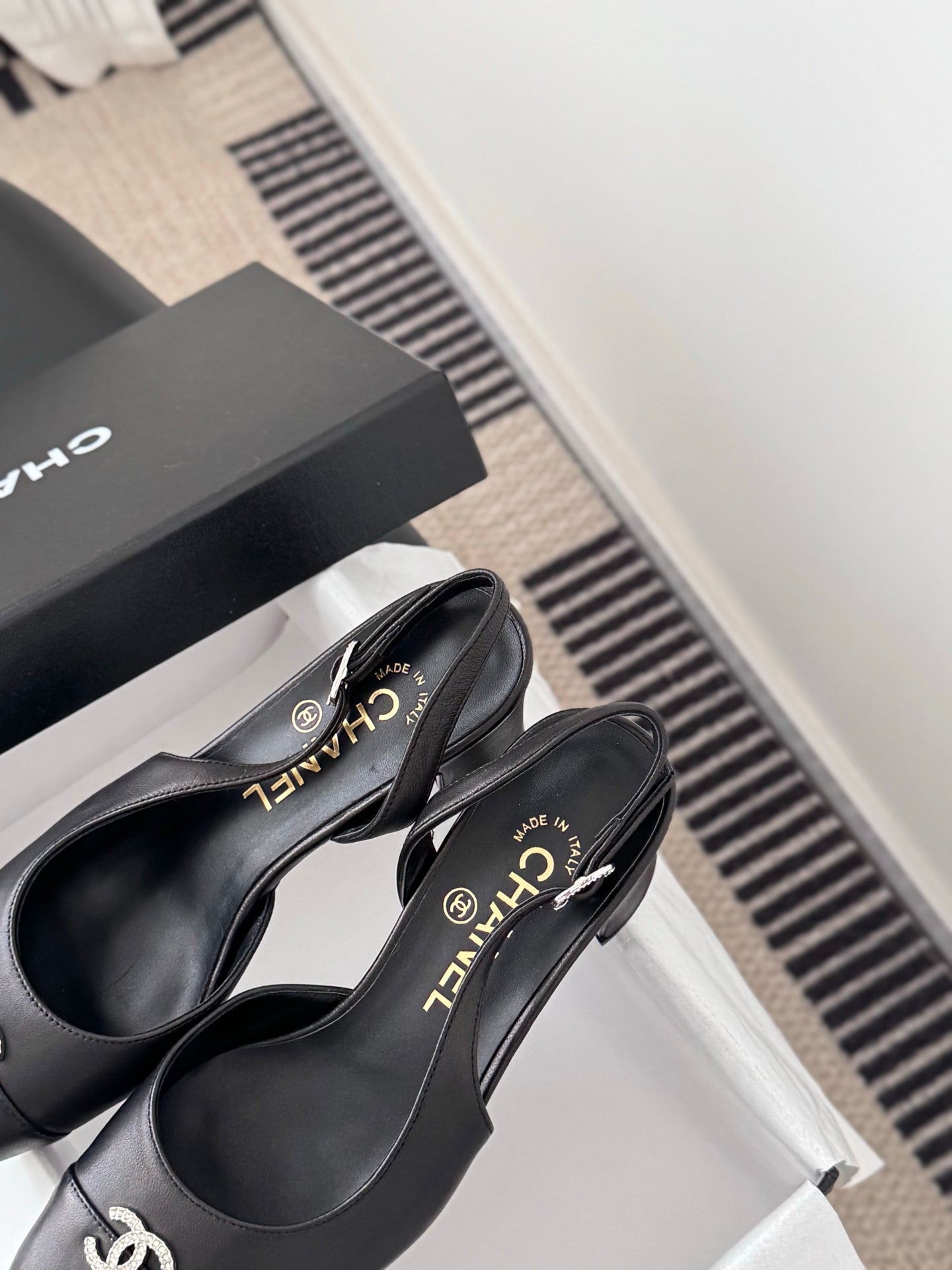 Chan 25fw mary jane chunky heels