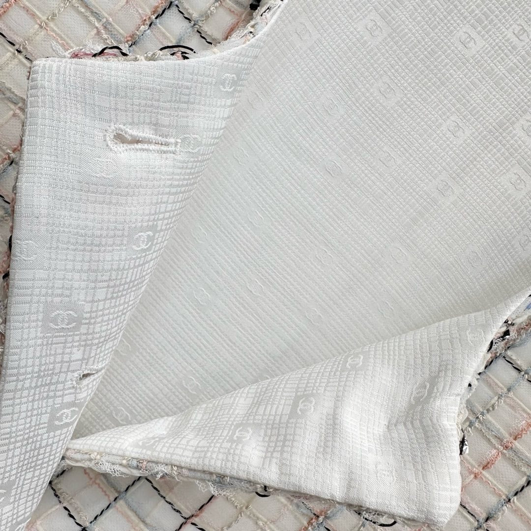 Chan 25fw Coarse fabric vest dress