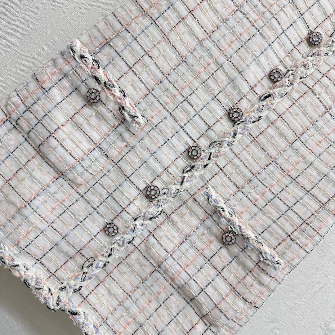 Chan 25fw Coarse fabric vest dress