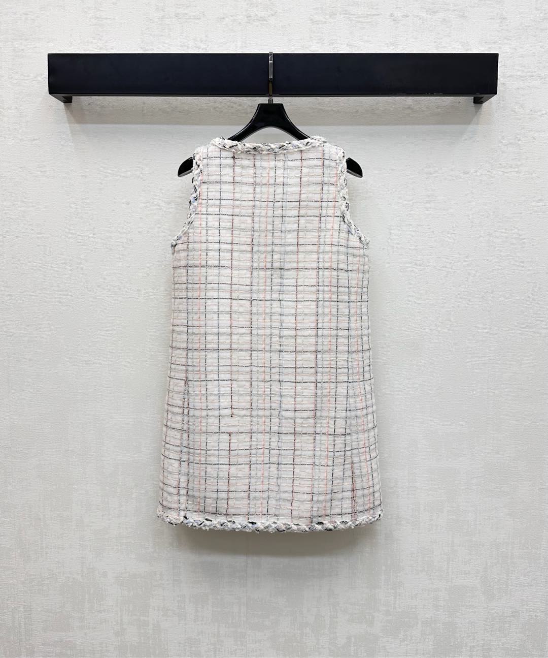 Chan 25fw Coarse fabric vest dress