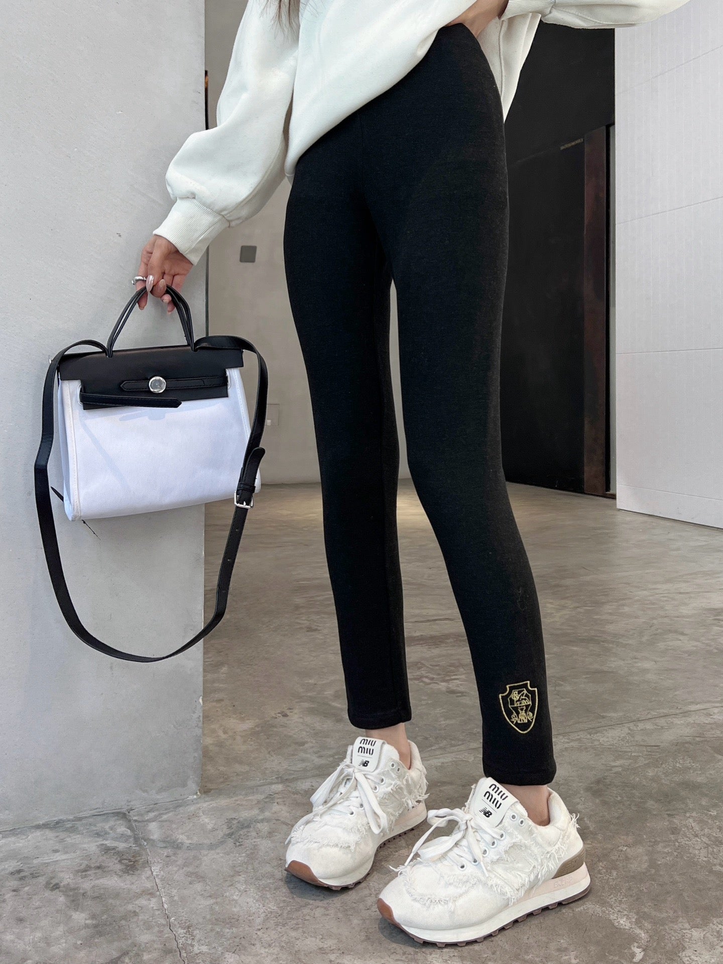 Brun NEW Fleece-lined leggings