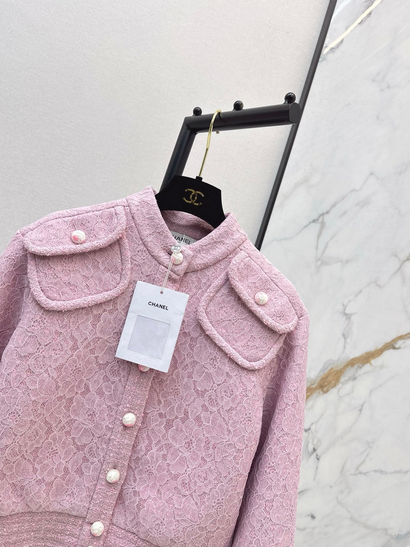 Chan NEW lace woven jacket