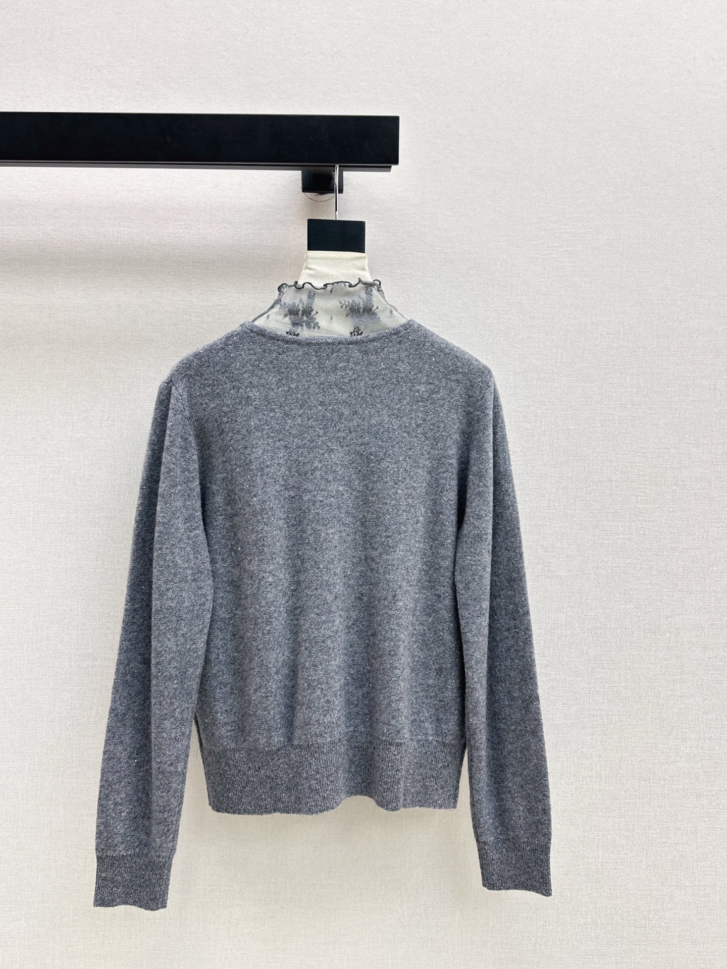 Es NEW Lace wool sweater