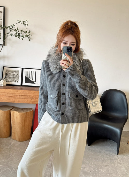 Fend NEW  wool cardigan jacket