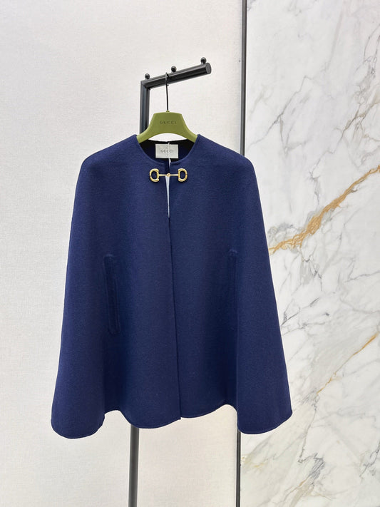 Guc NEW wool cape coat