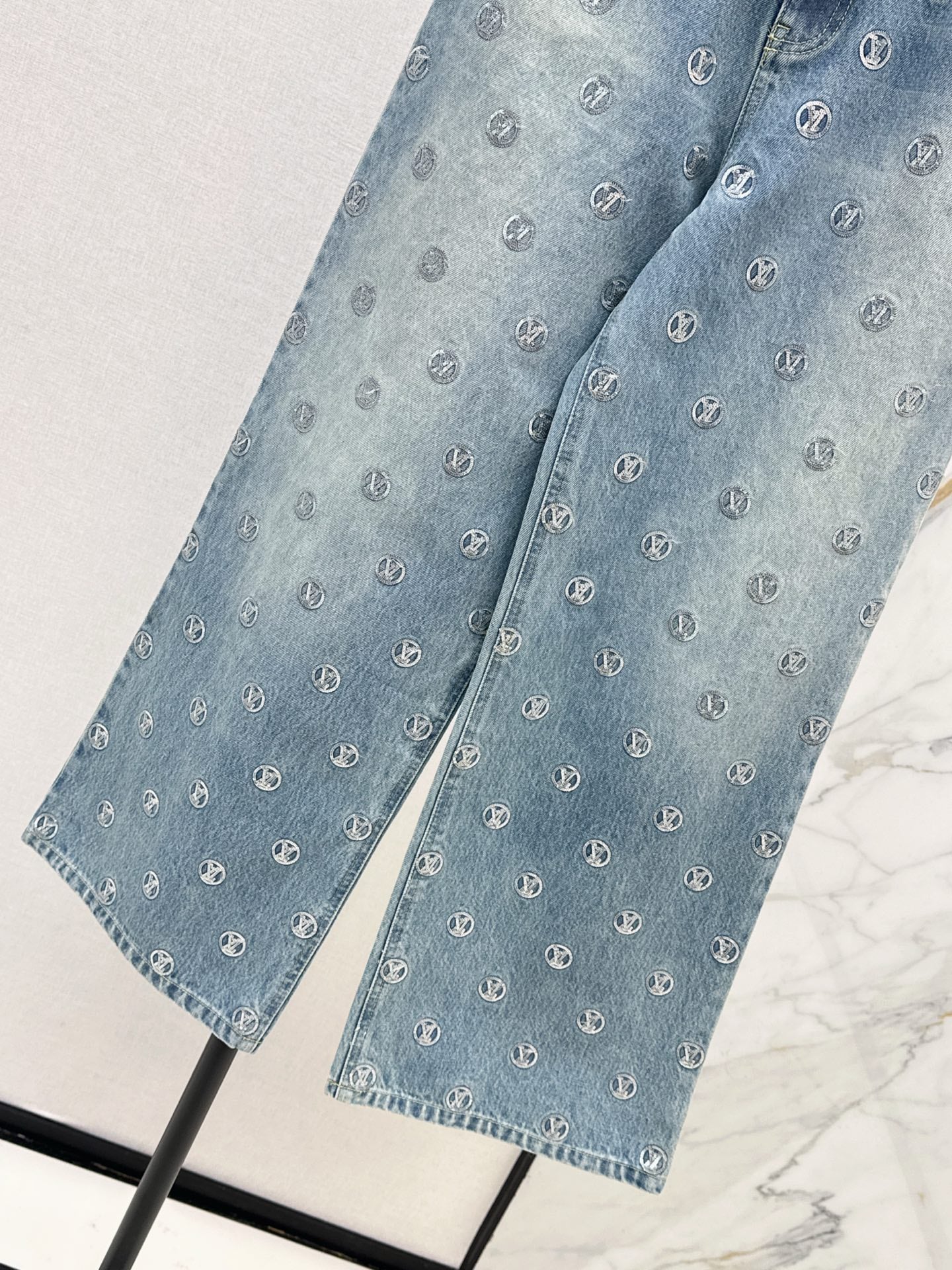 Louis NEW Gold Coin Sequin Jeans