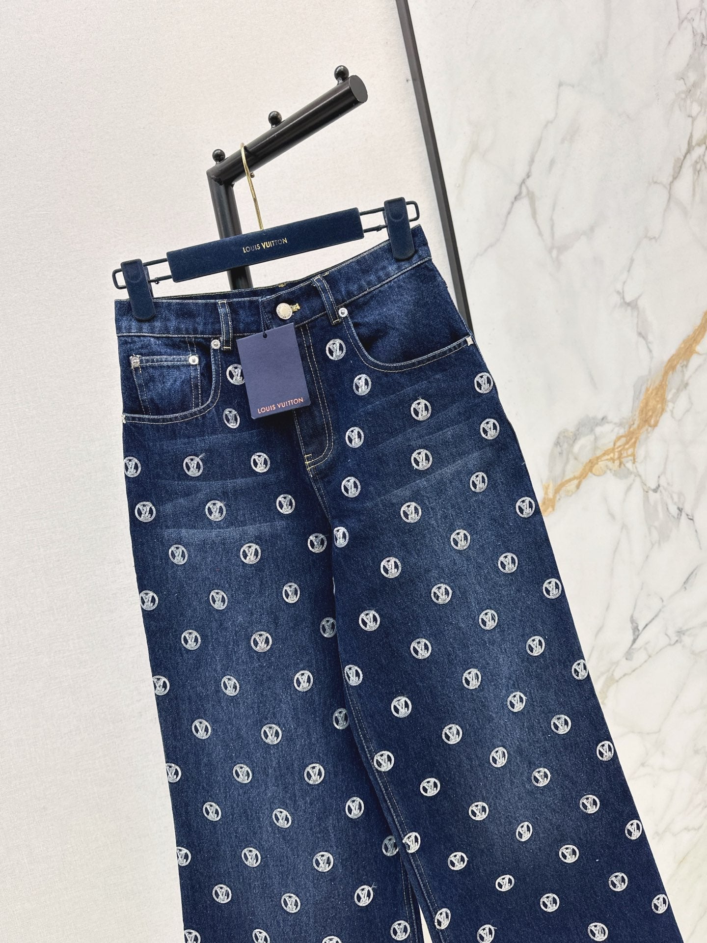 Louis NEW Gold Coin Sequin Jeans