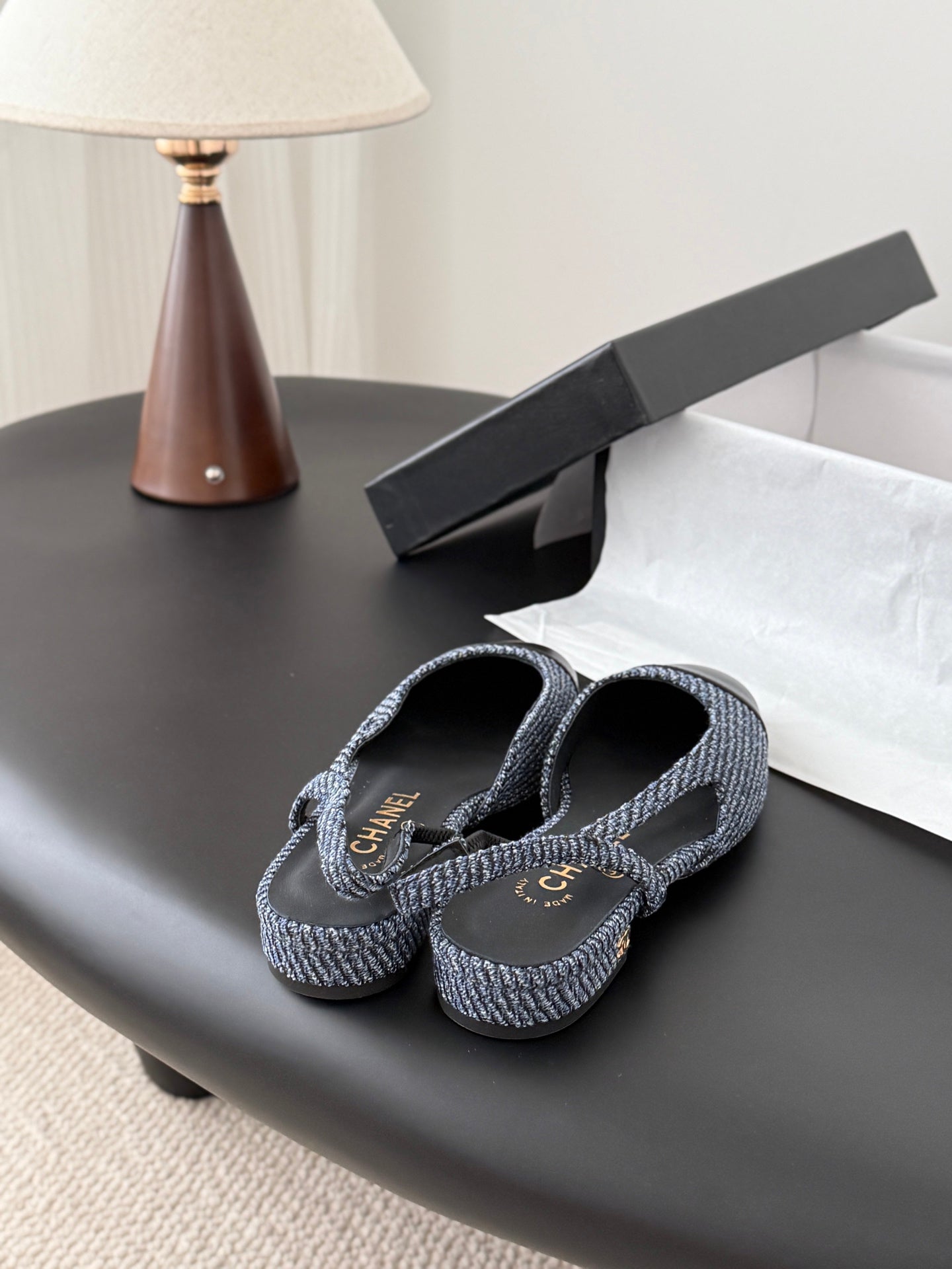 Chan 25fw slingback sandals