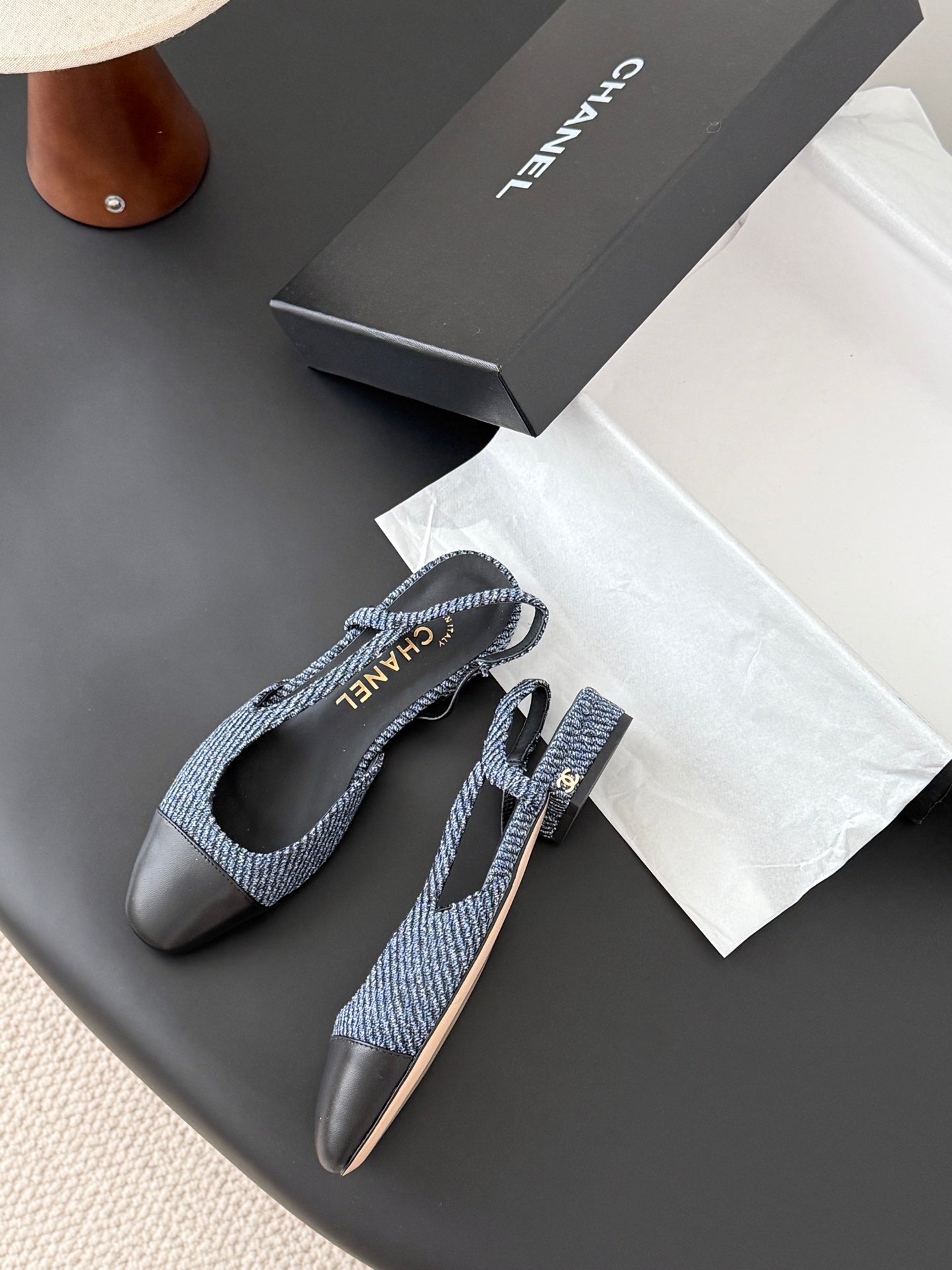 Chan 25fw slingback sandals