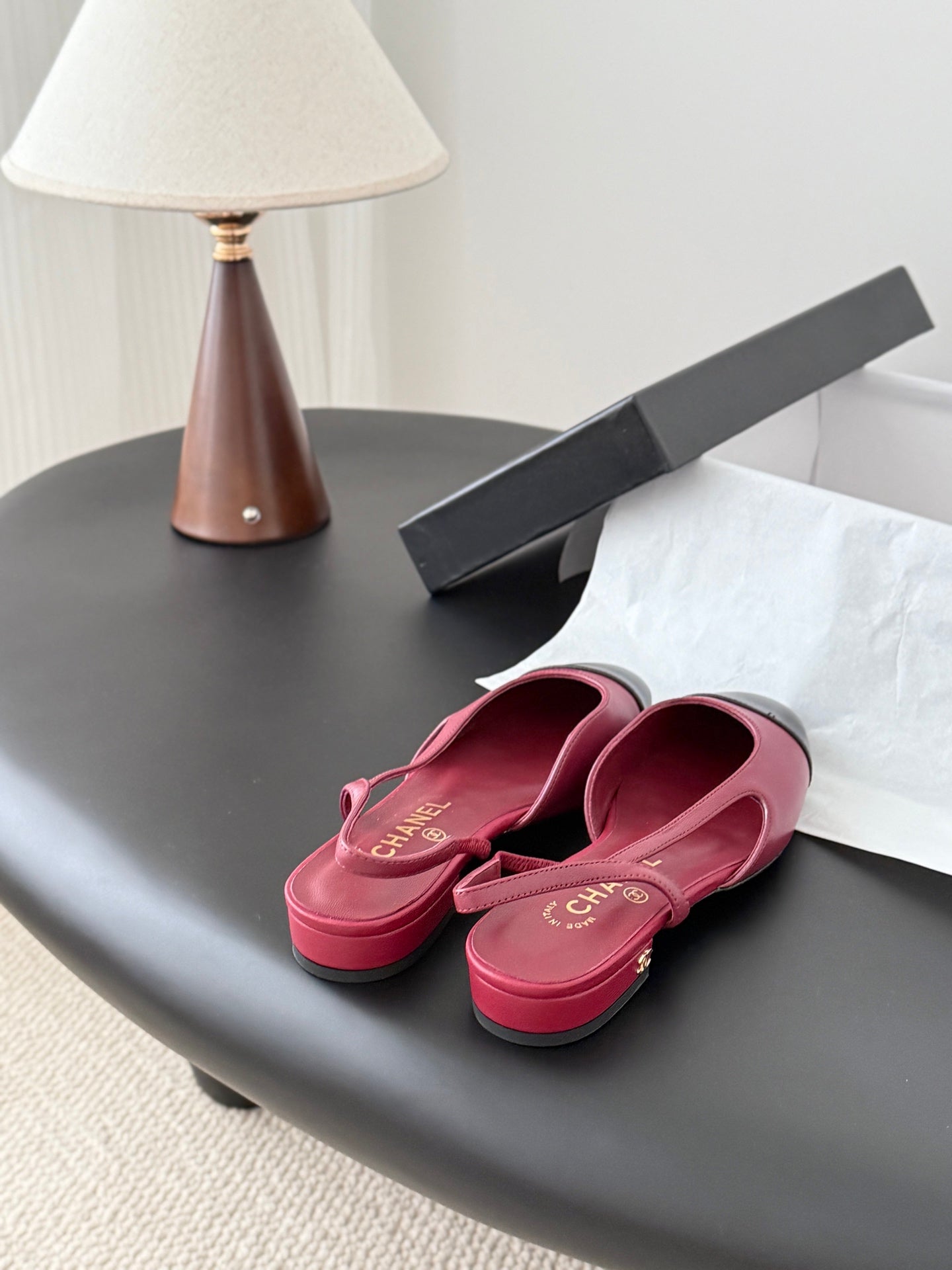 Chan 25fw slingback sandals