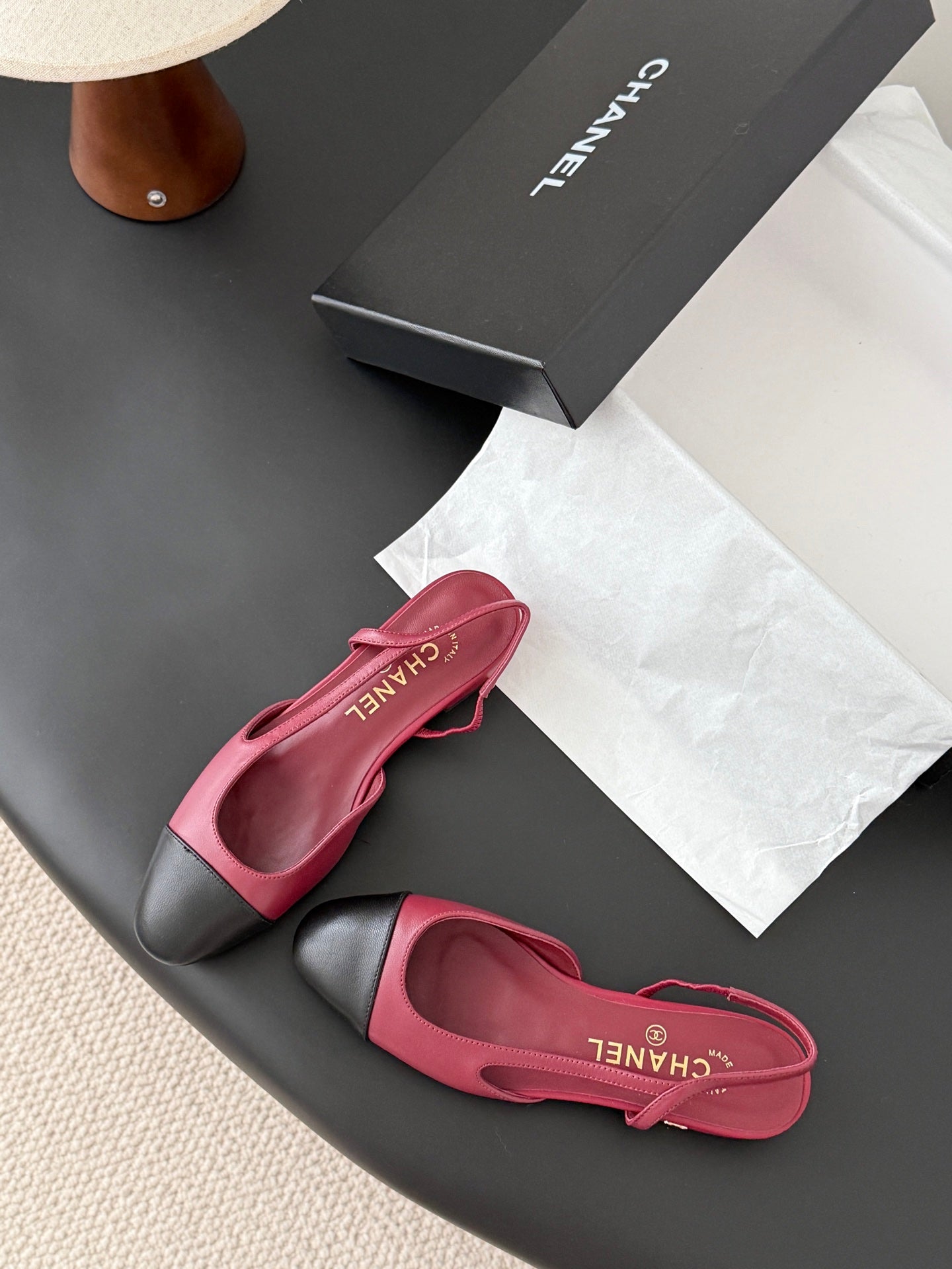 Chan 25fw slingback sandals