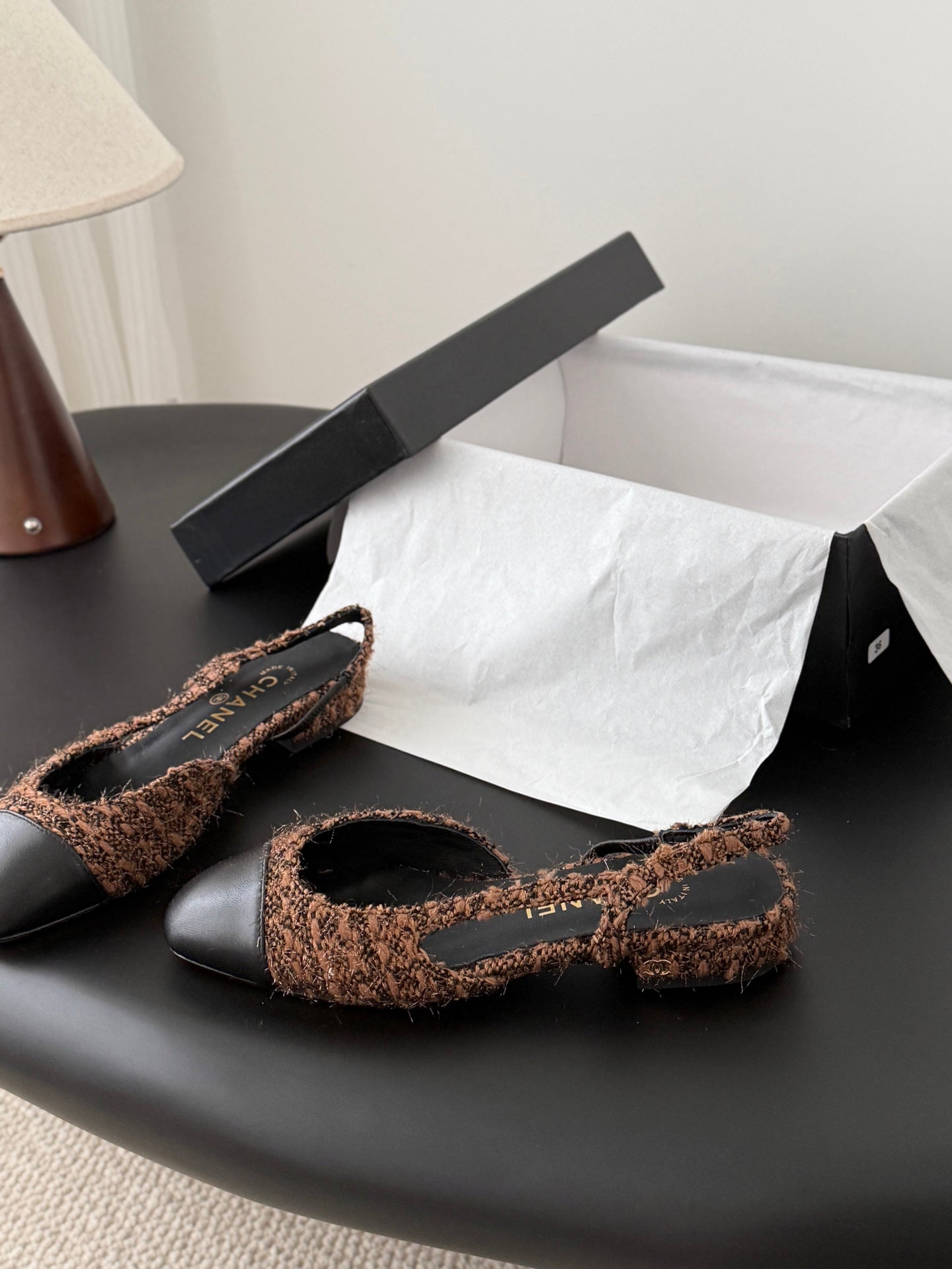 Chan 25fw slingback sandals