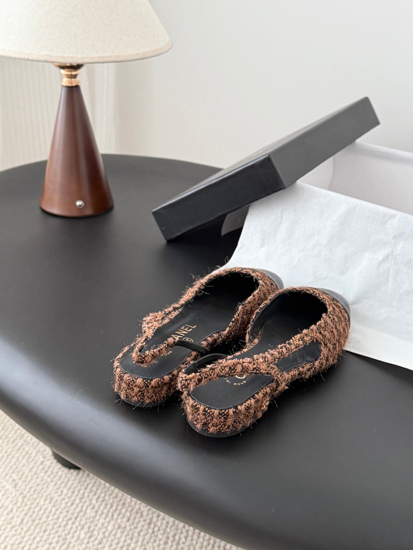 Chan 25fw slingback sandals