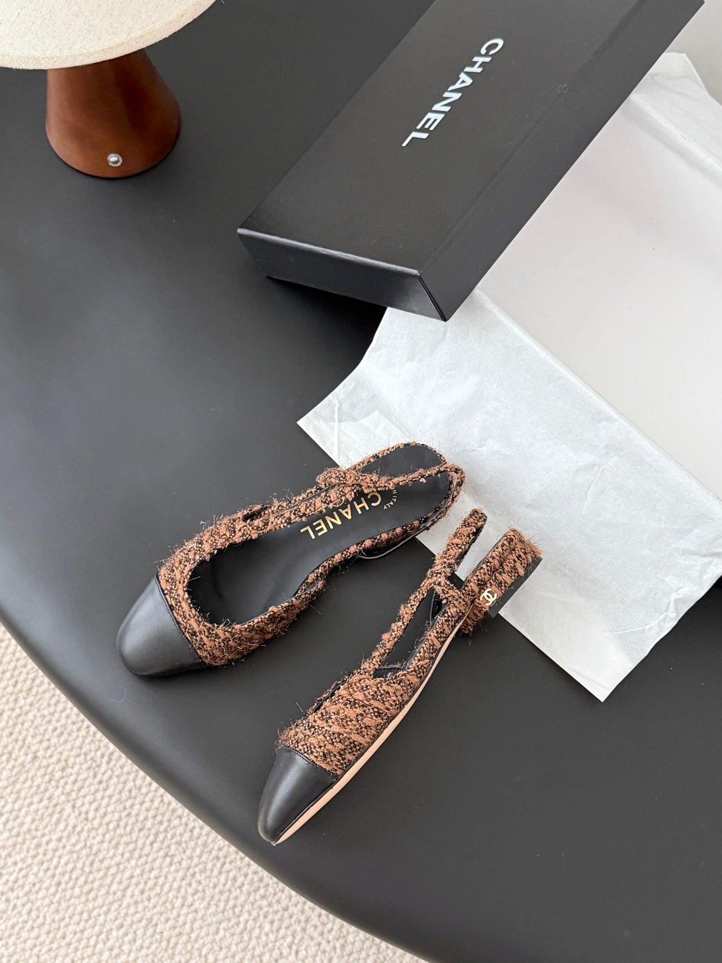 Chan 25fw slingback sandals