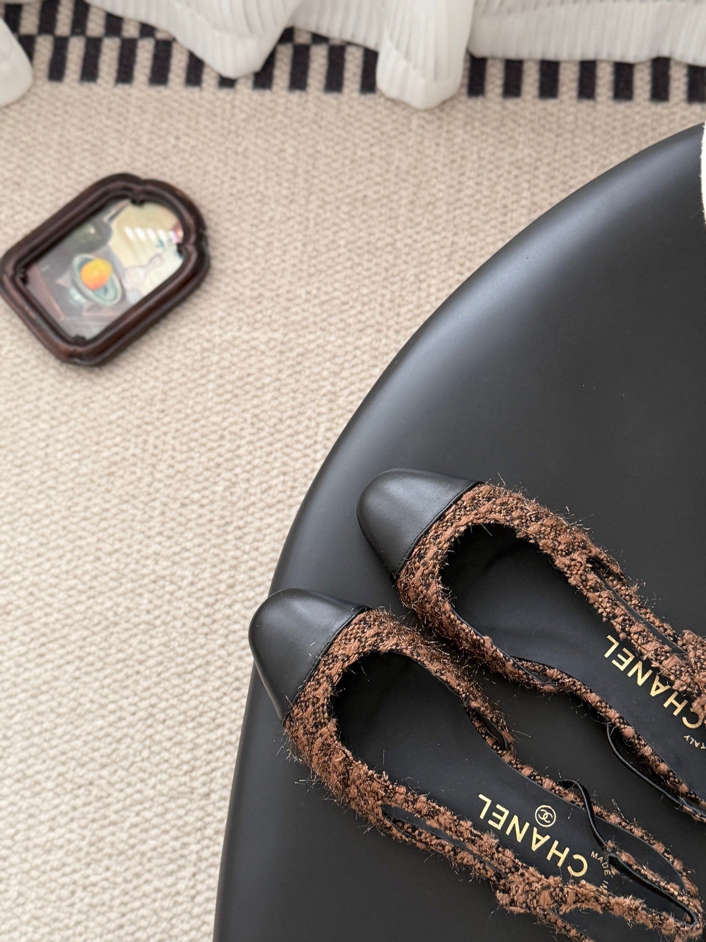 Chan 25fw slingback sandals