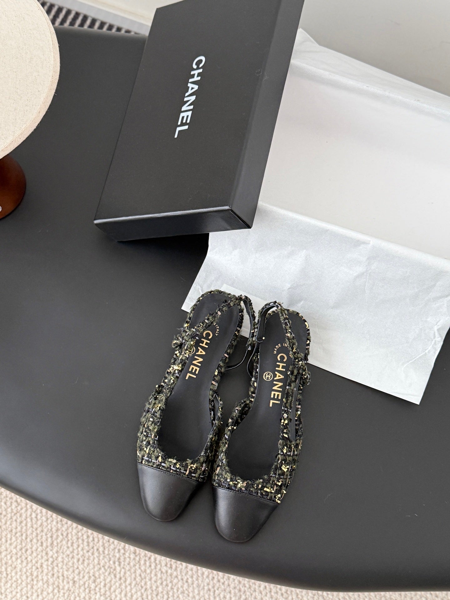 Chan 25fw slingback sandals