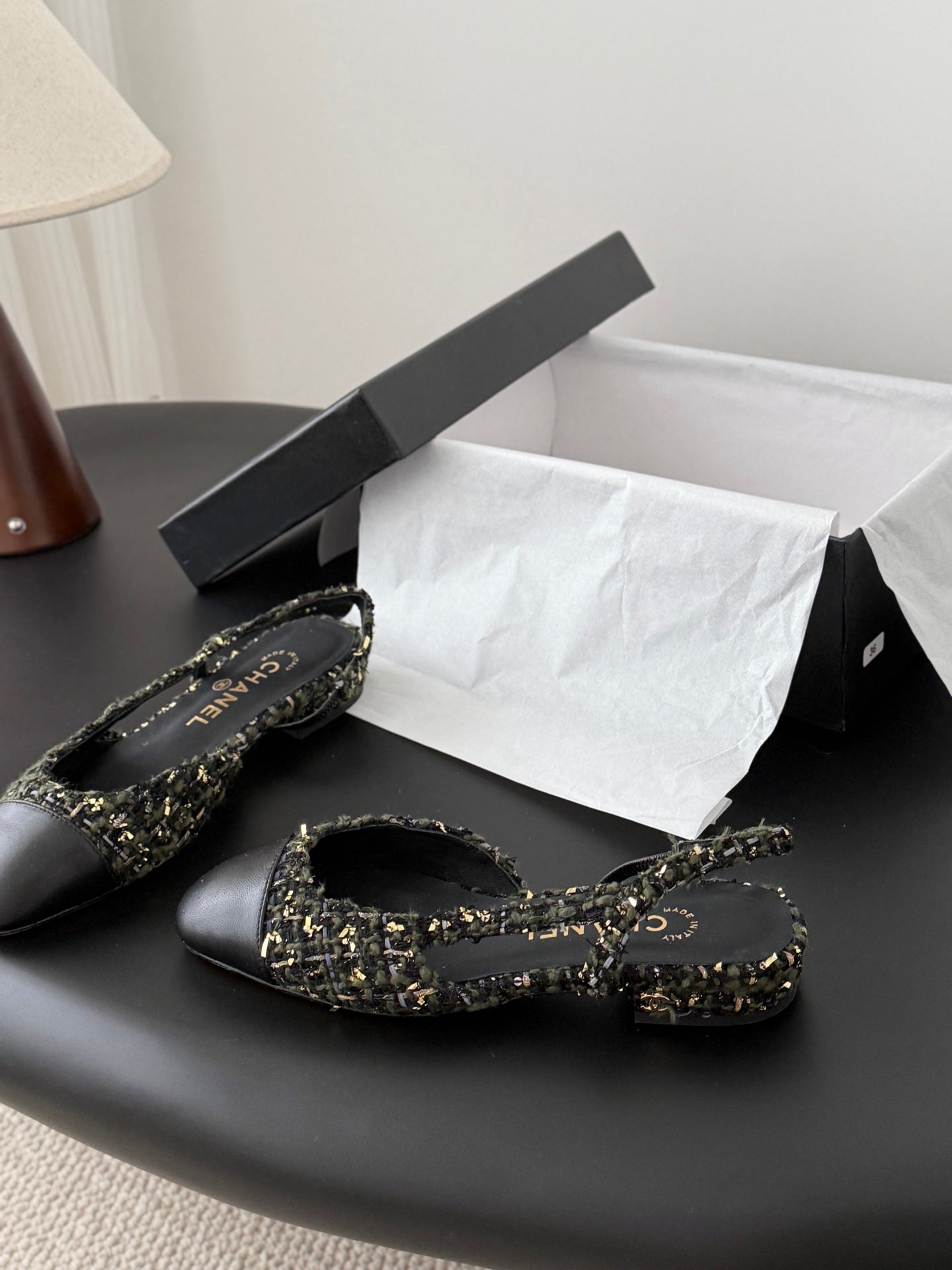 Chan 25fw slingback sandals