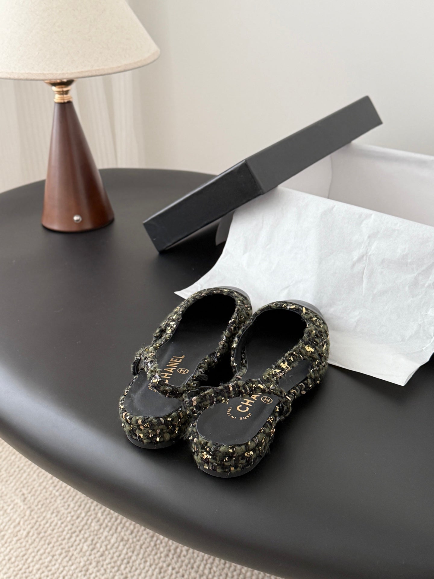 Chan 25fw slingback sandals