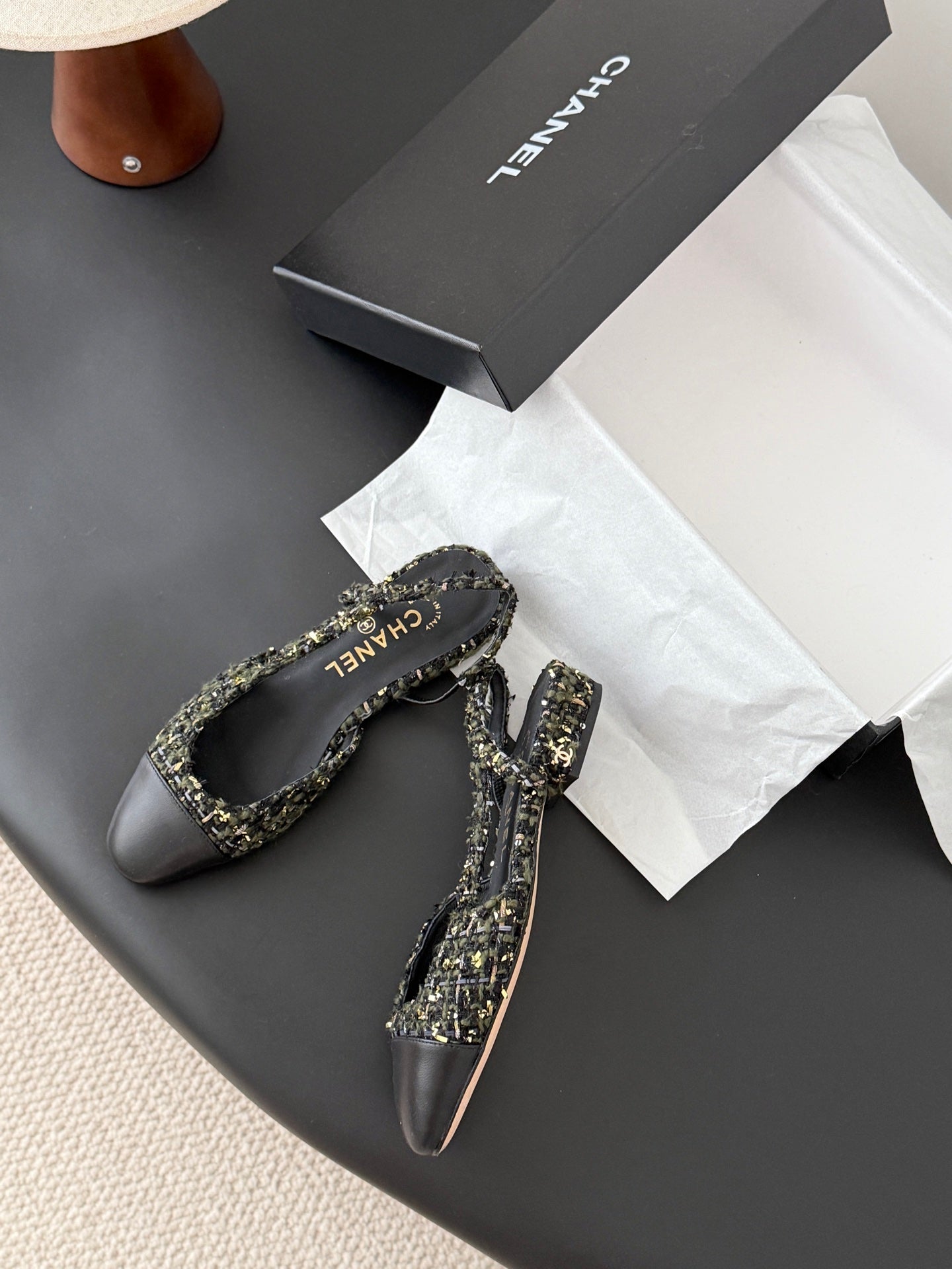 Chan 25fw slingback sandals