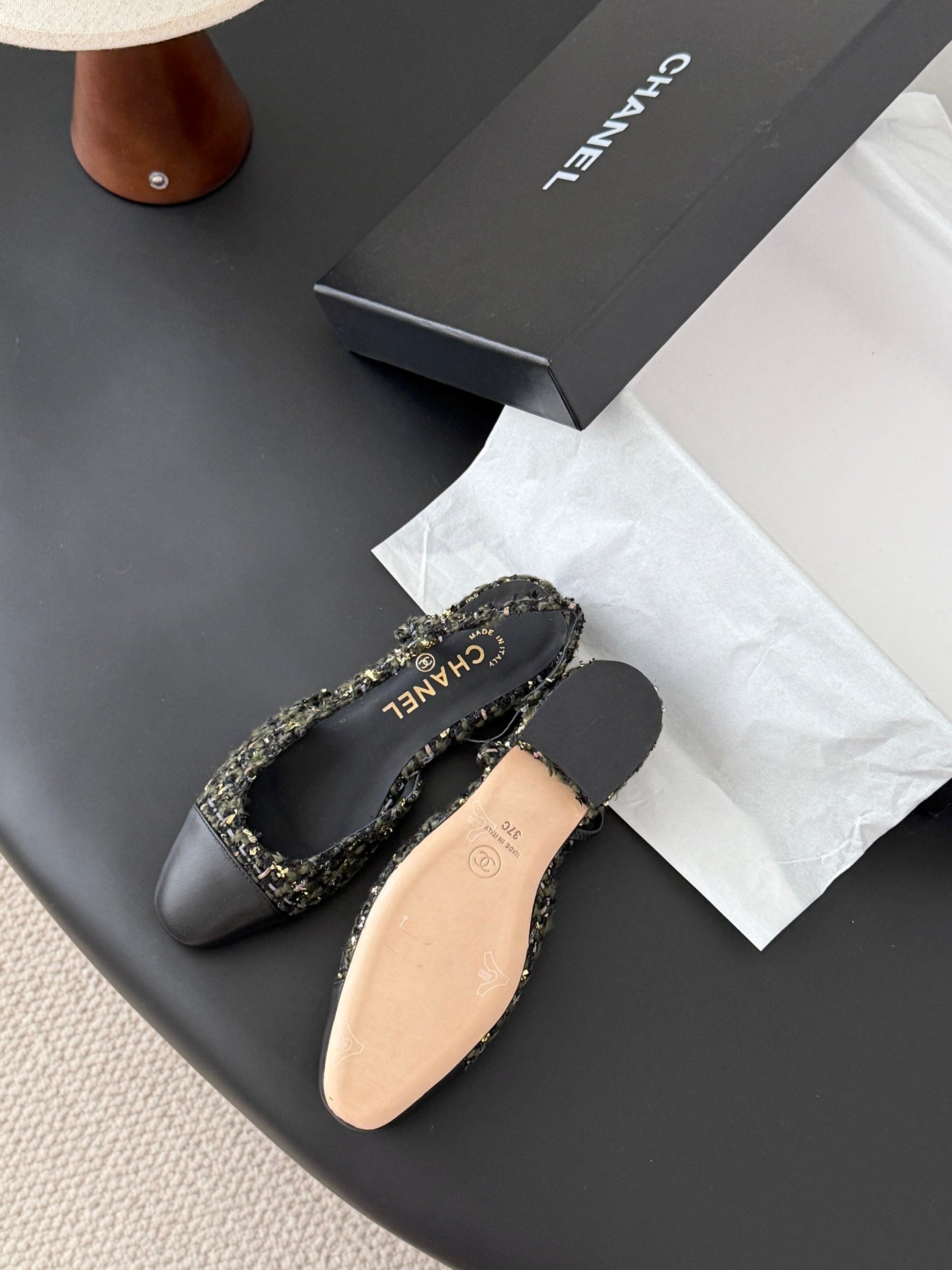 Chan 25fw slingback sandals