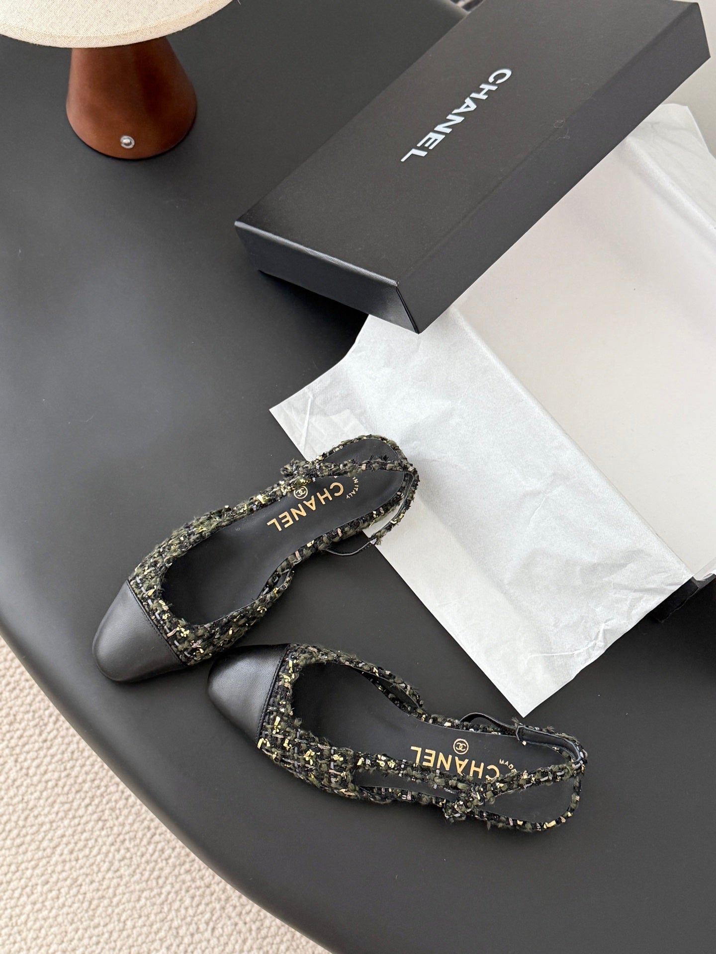 Chan 25fw slingback sandals