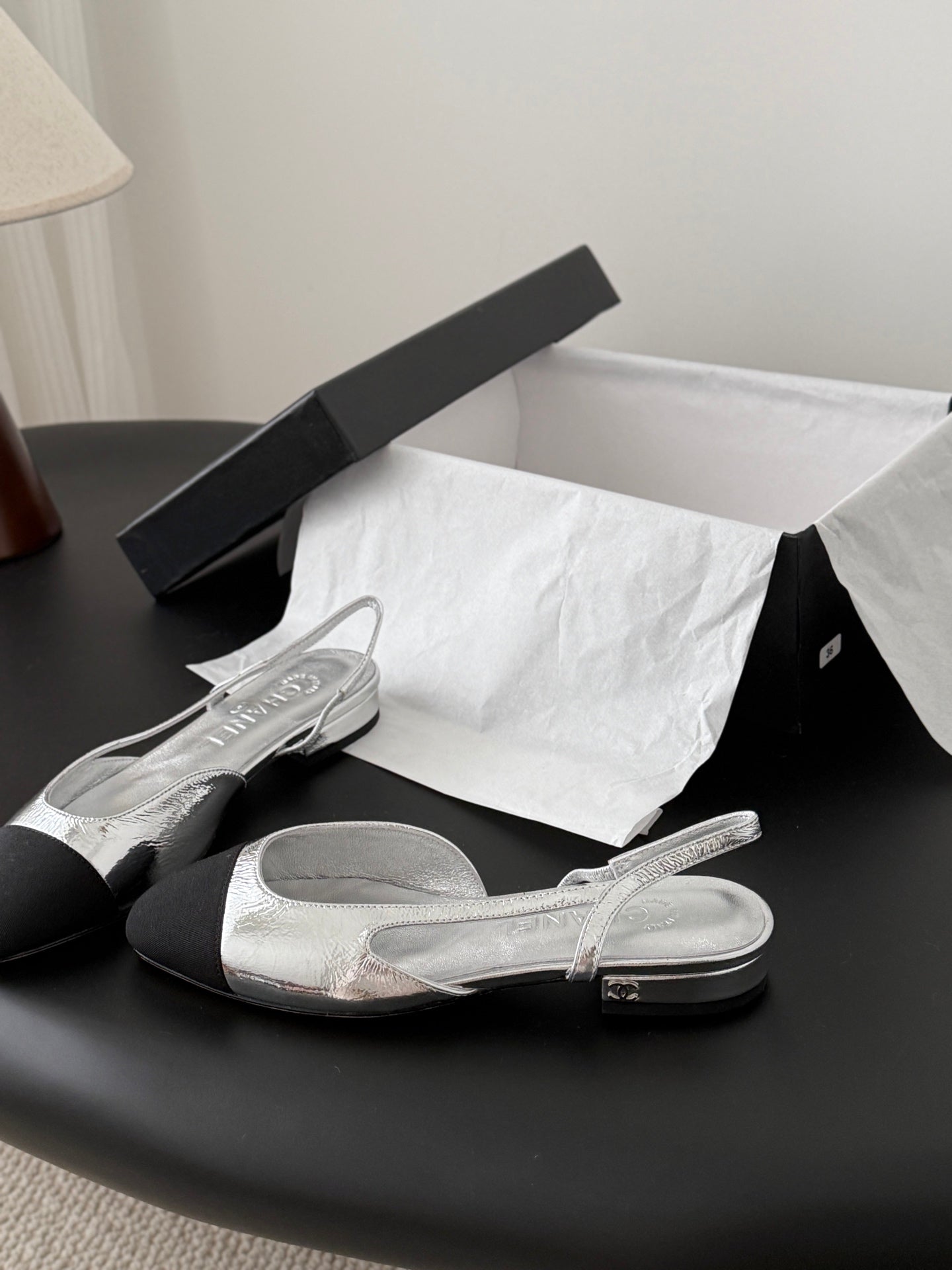 Chan 25fw slingback sandals