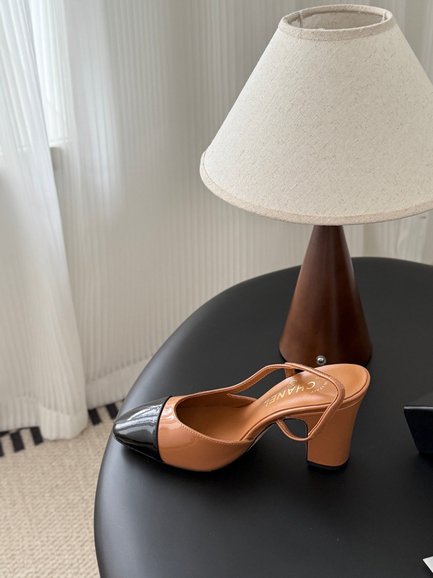 Chan 25fw slingback heels