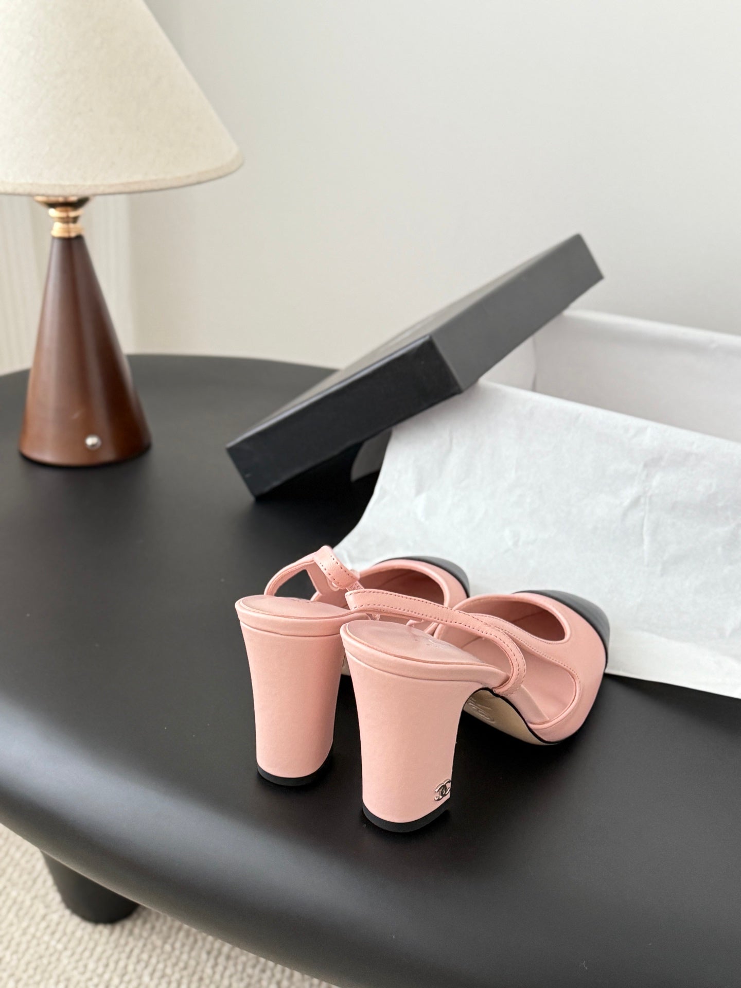 Chan 25fw slingback heels