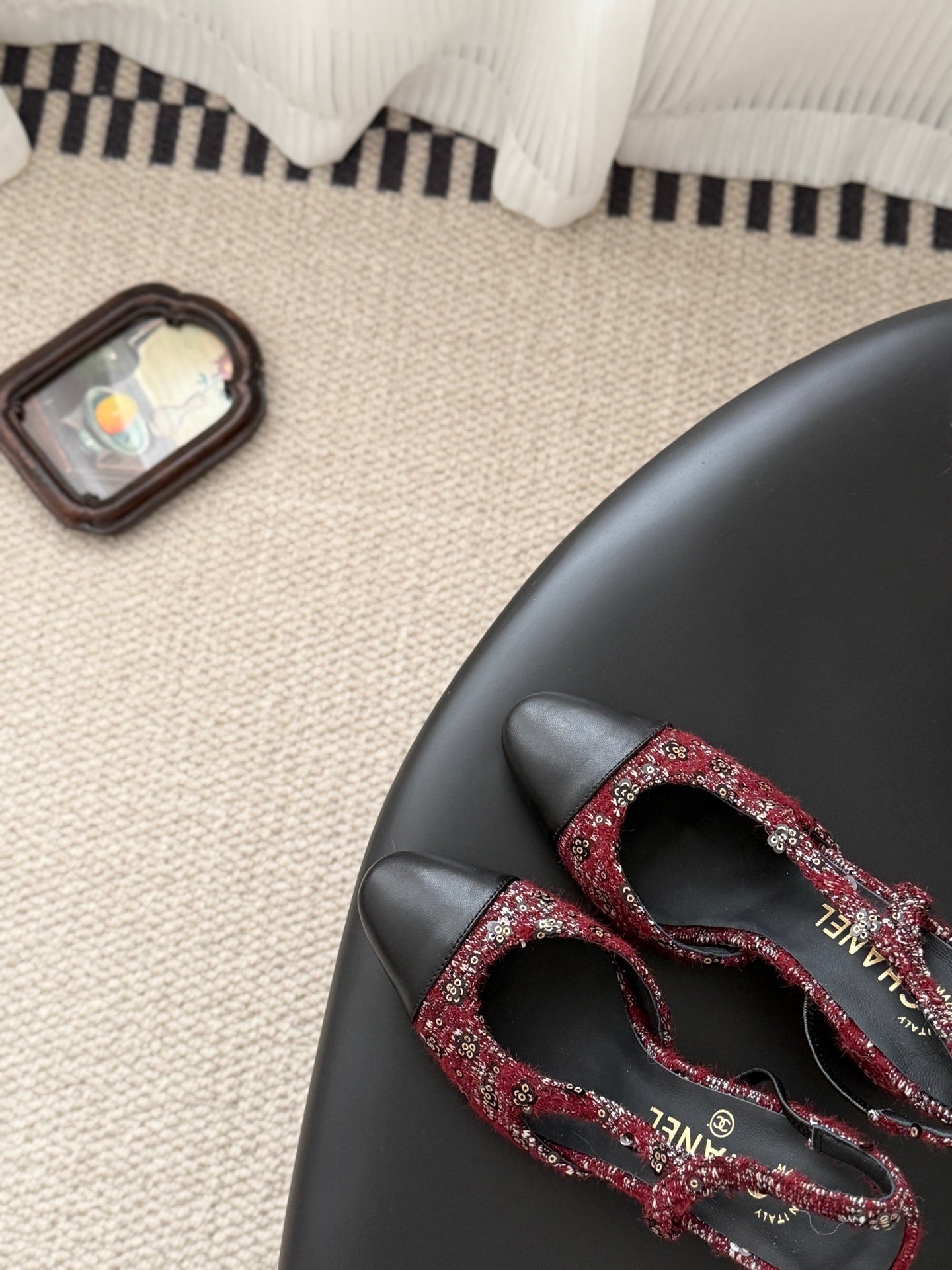 Chan 25fw slingback heels