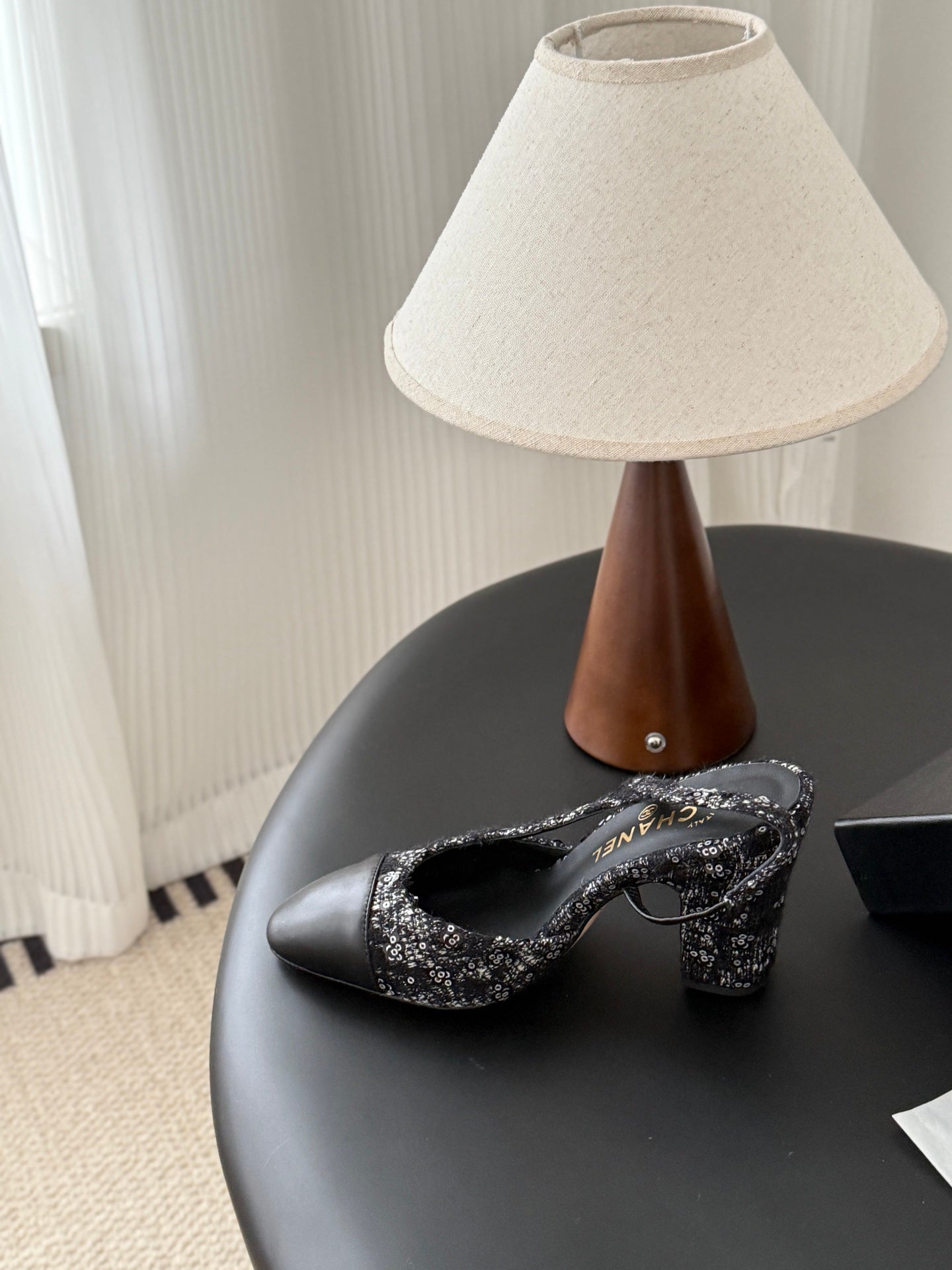 Chan 25fw slingback heels