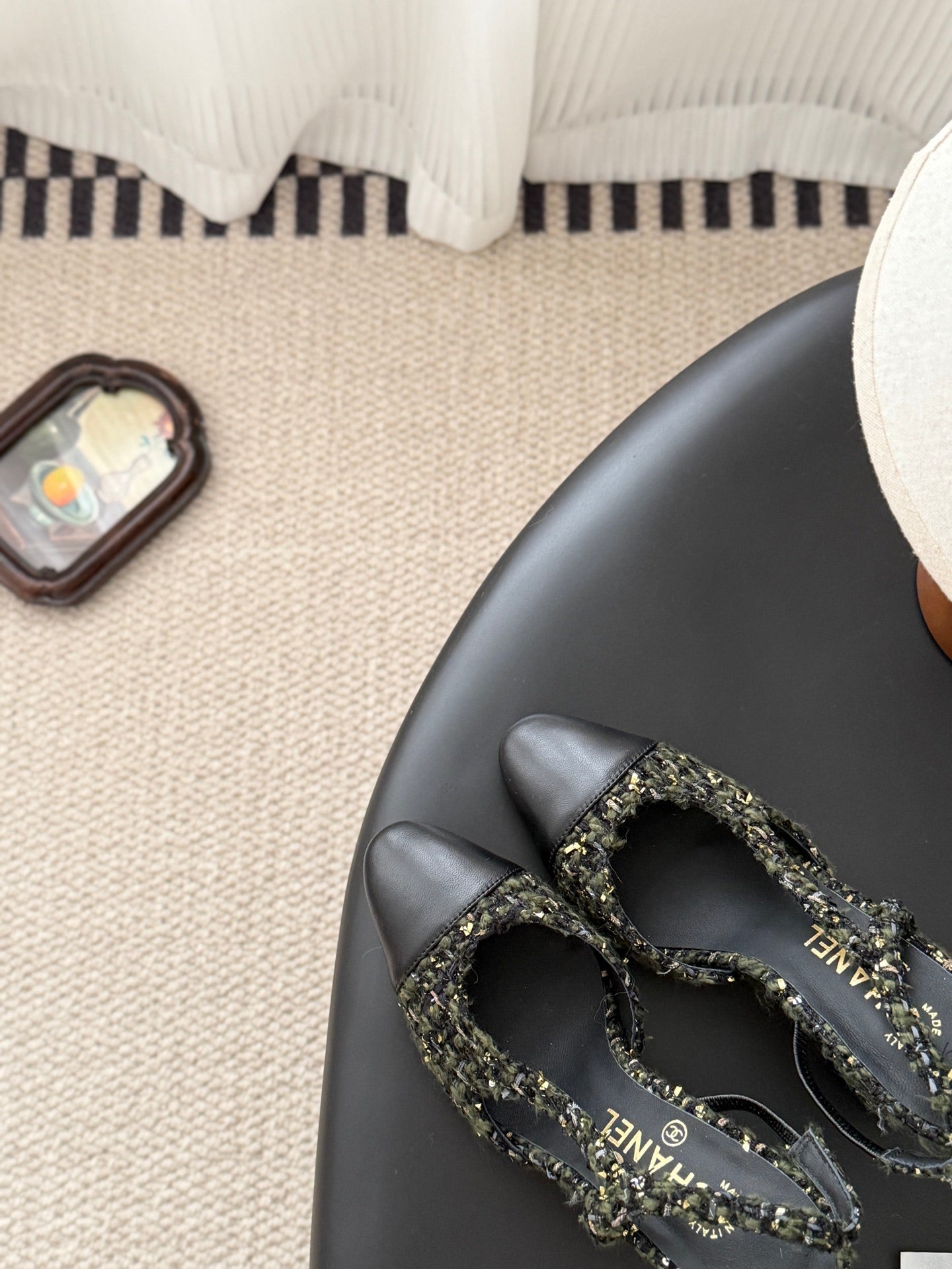 Chan 25fw slingback heels