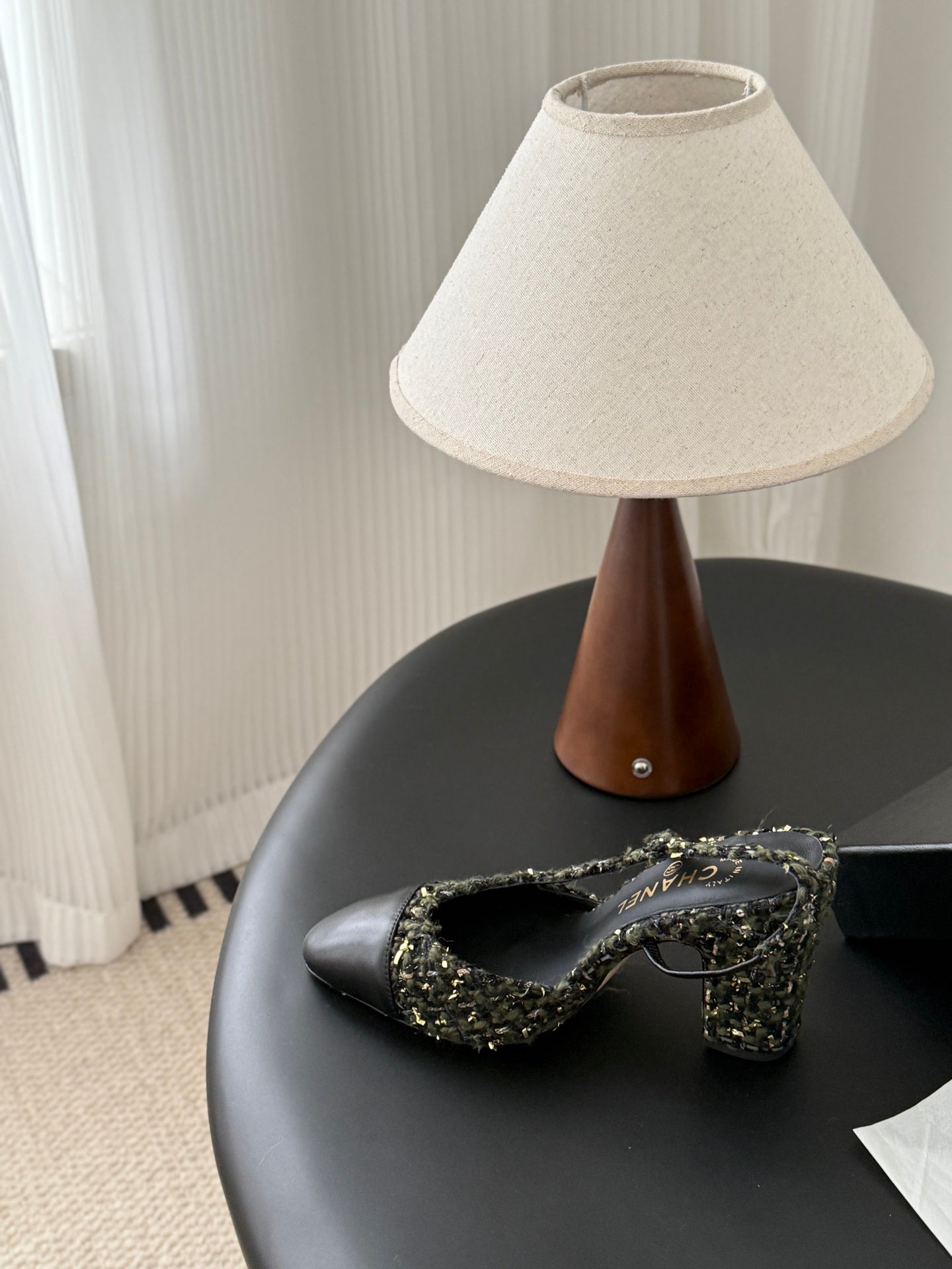 Chan 25fw slingback heels