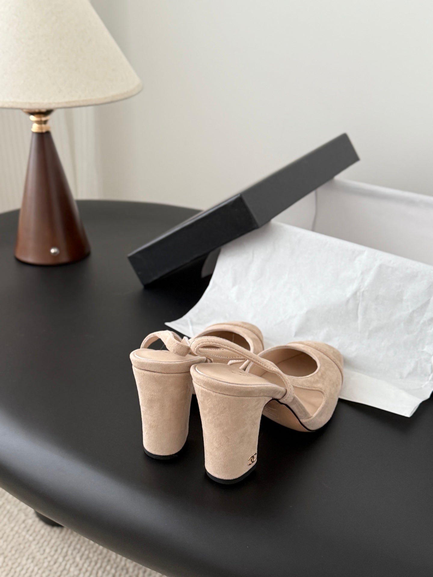 Chan 25fw slingback heels