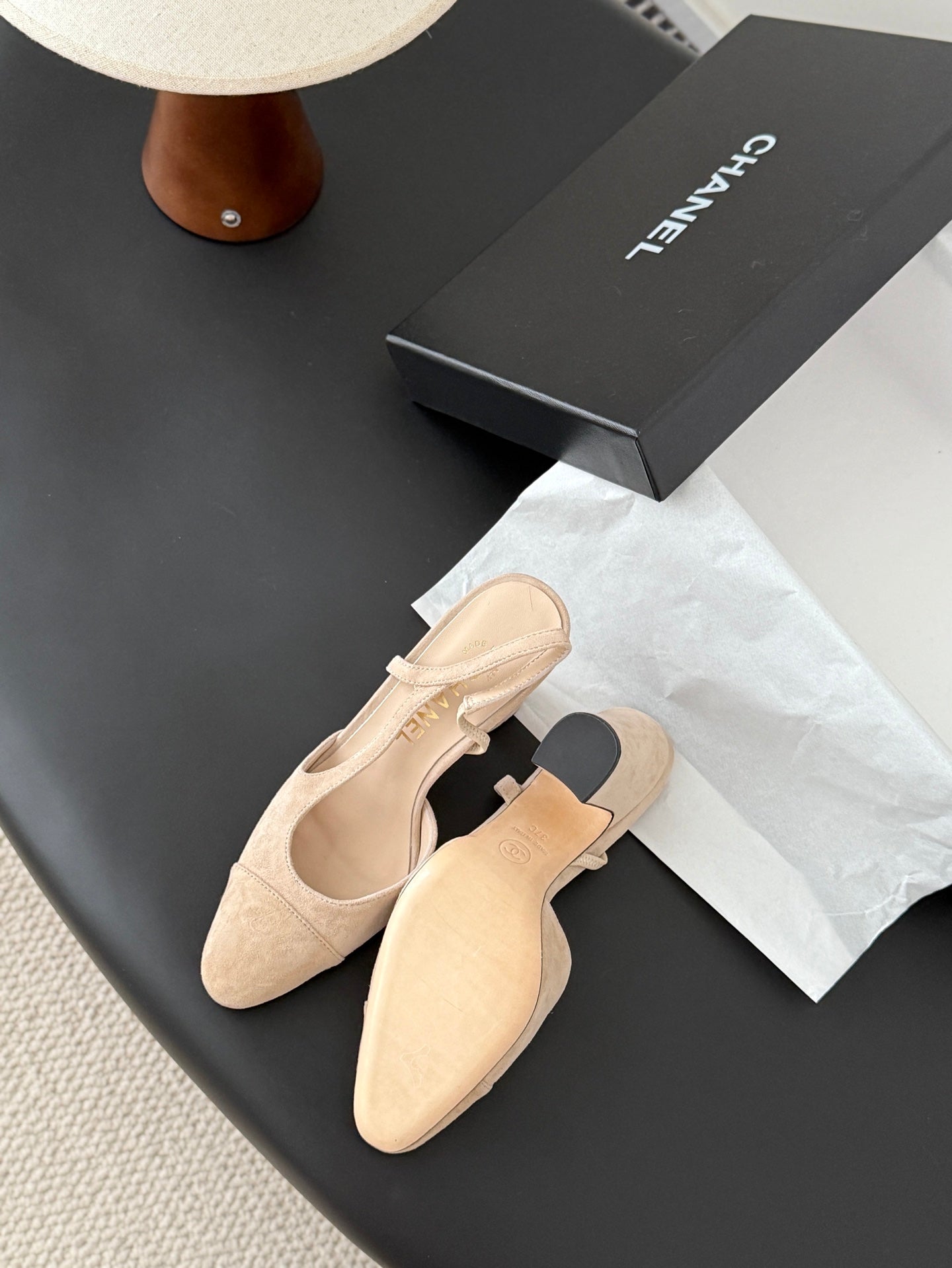 Chan 25fw slingback heels