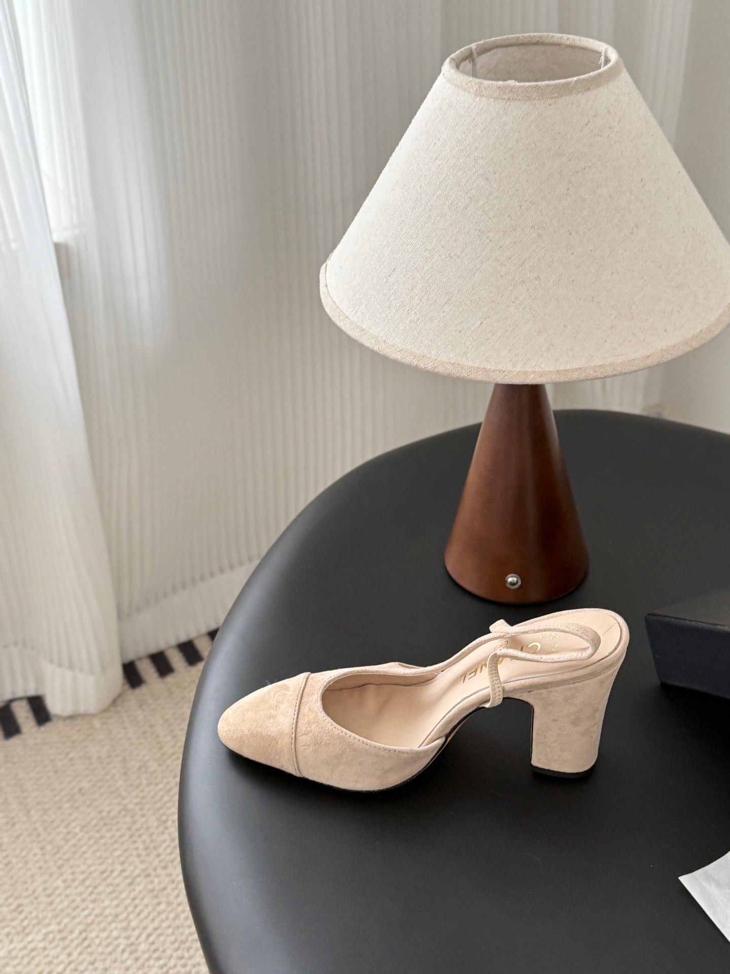 Chan 25fw slingback heels