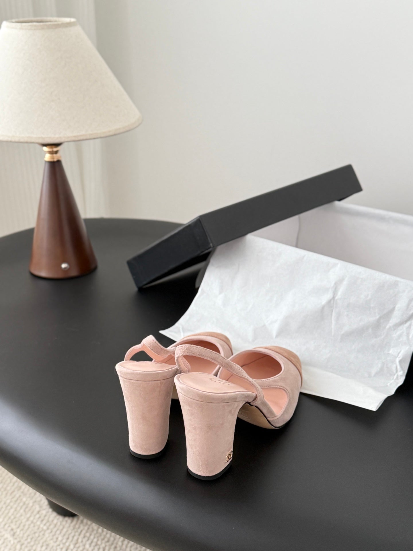 Chan 25fw slingback heels