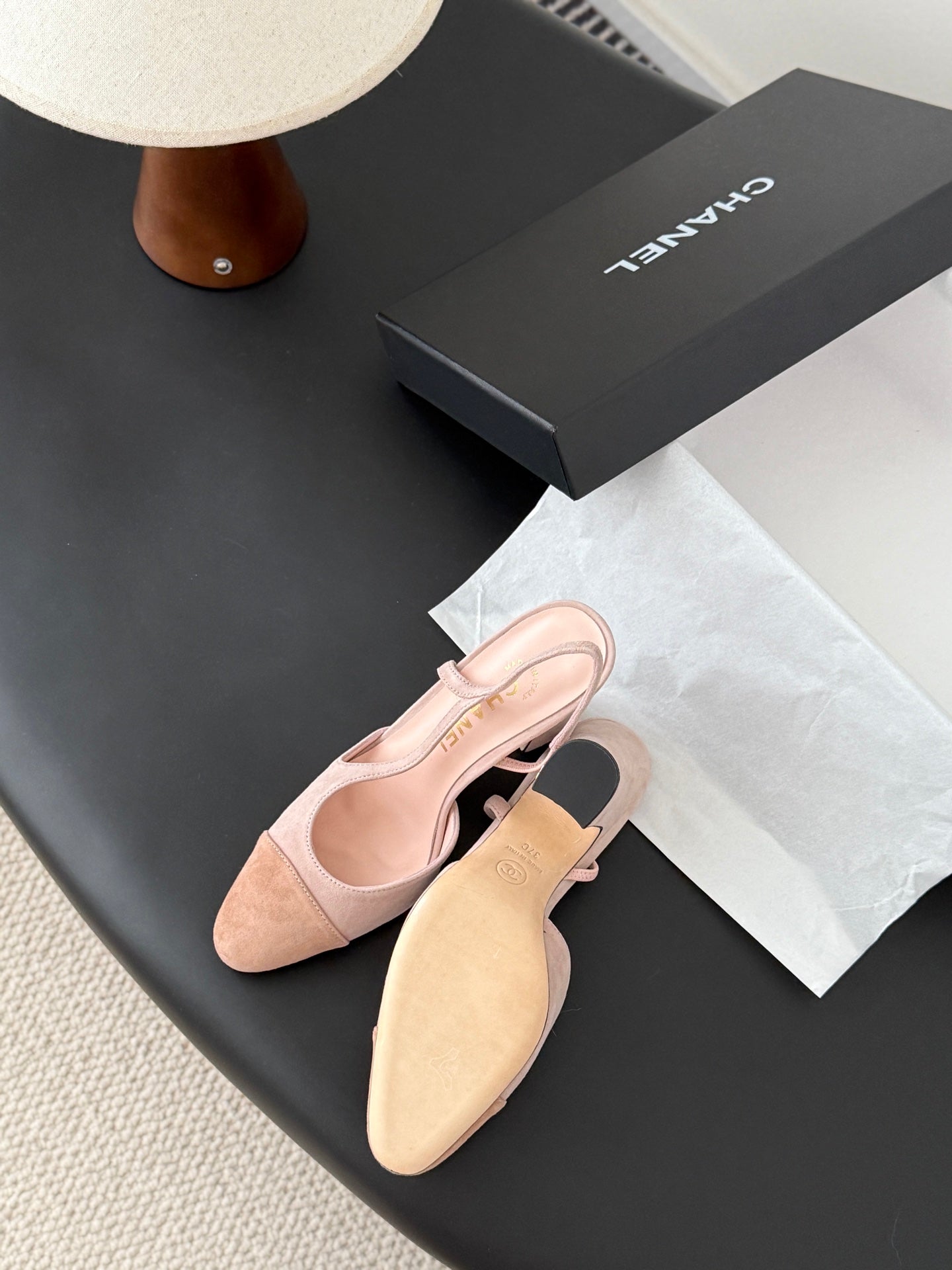 Chan 25fw slingback heels